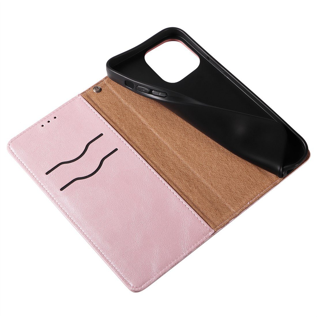 für geprägte pro, Flip-Tasche, DÖRÖY 15 Handytasche Handytasche iPhone Rosa Ledertasche