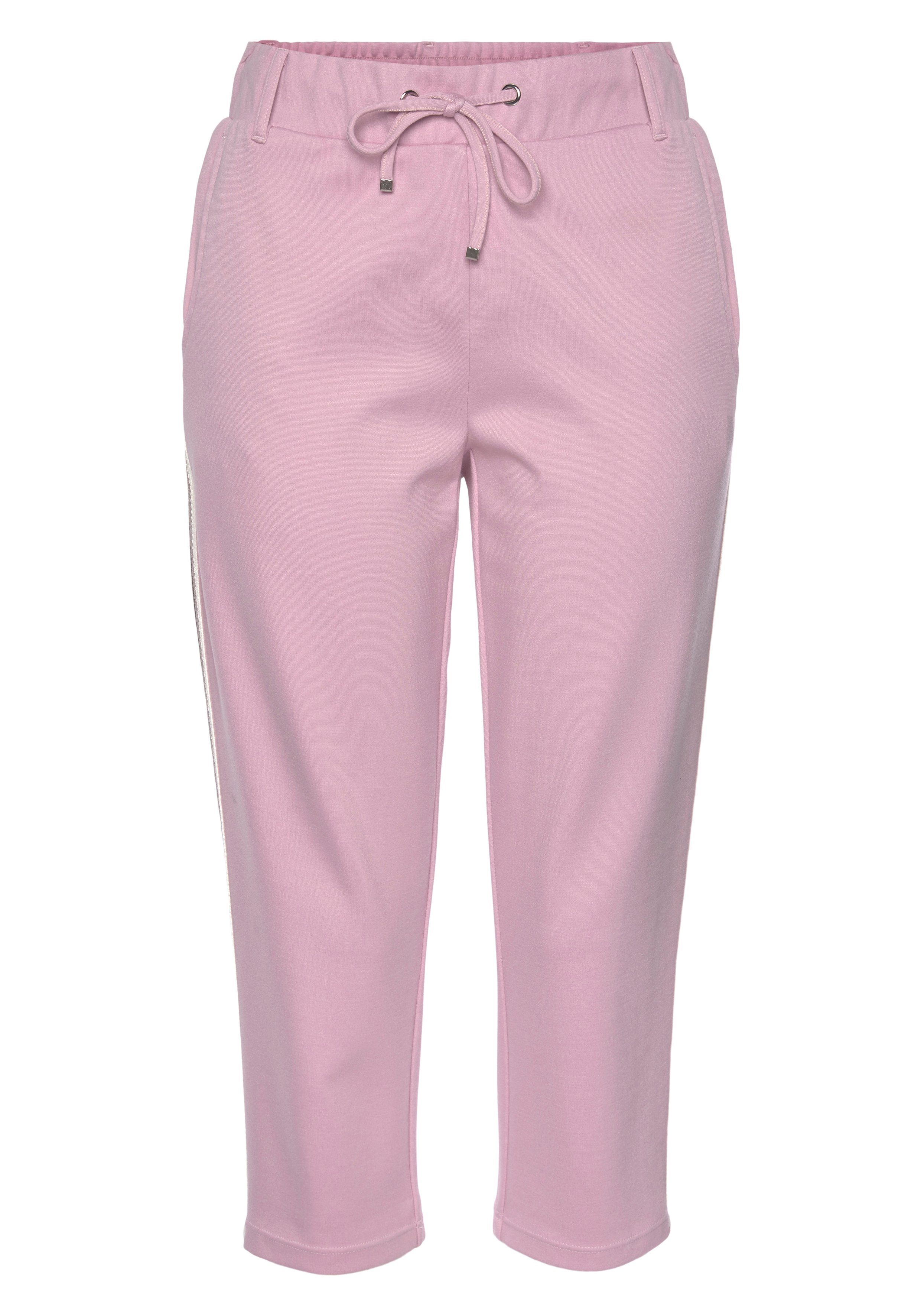 LASCANA Caprihose mit seitlichen Streifen, Loungewear – Bild 2 von 5