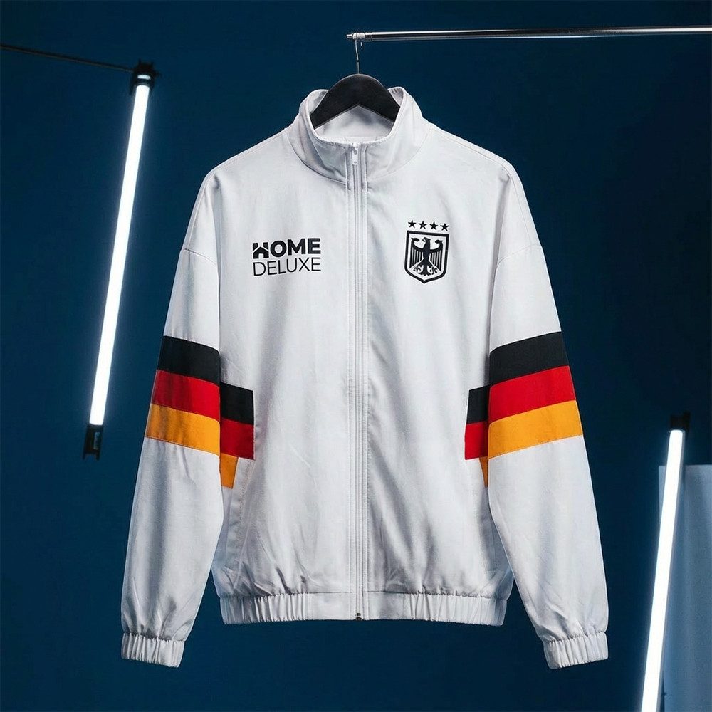 HOME WEAR Trainingsjacke Home Deluxe TEAM DEUTSCHLAND - JACKE 2026 Nahtlose Retro-Optik Jacke, Fußballjacke, Oversize
