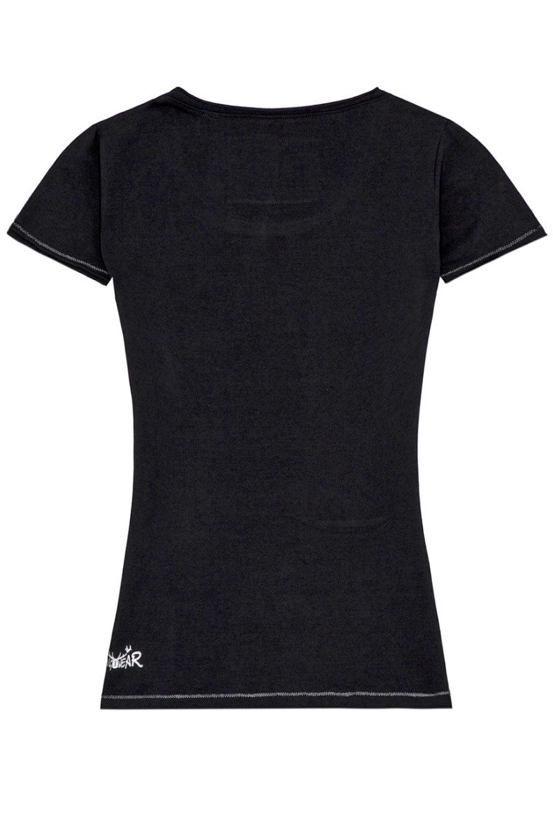 Hangowear Trachtenshirt Trachtenshirt Damen - QUENTAYA DELUXE - schwarz
