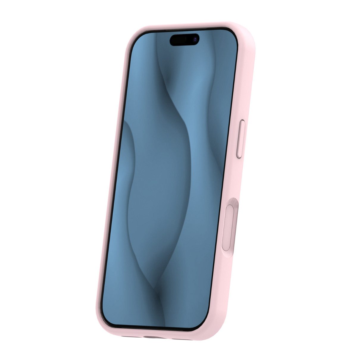 COFI 1453 Handyhülle TFO Silicone Thin Mag kompatibel mit iPhone 18 Pro Max hellrosa Schutz 6,9, Hellrosa mattes Cover mit Magnetring und Mikrofaserinnenlage – Bild 3 von 3