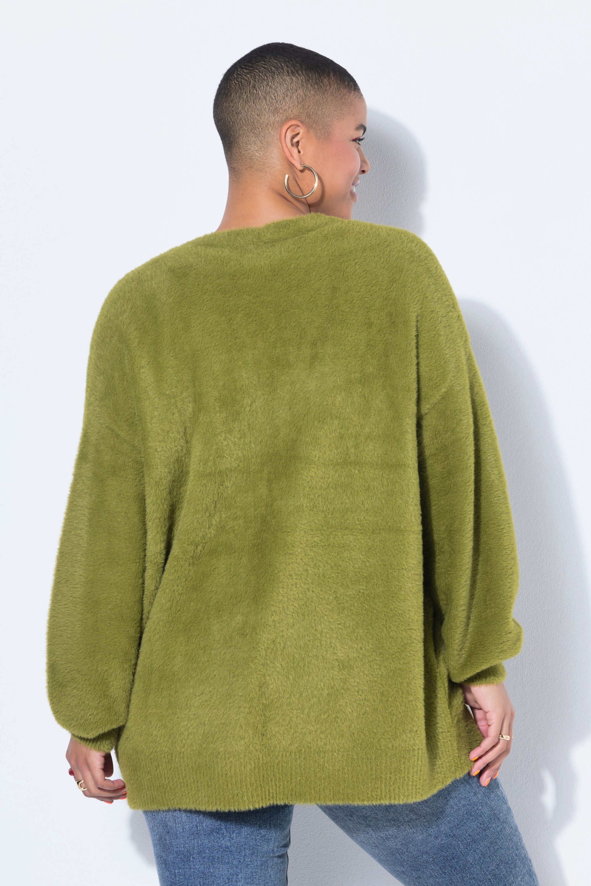 Studio Untold Strickjacke Strickjacke bequemer Shape Kuschelstrick