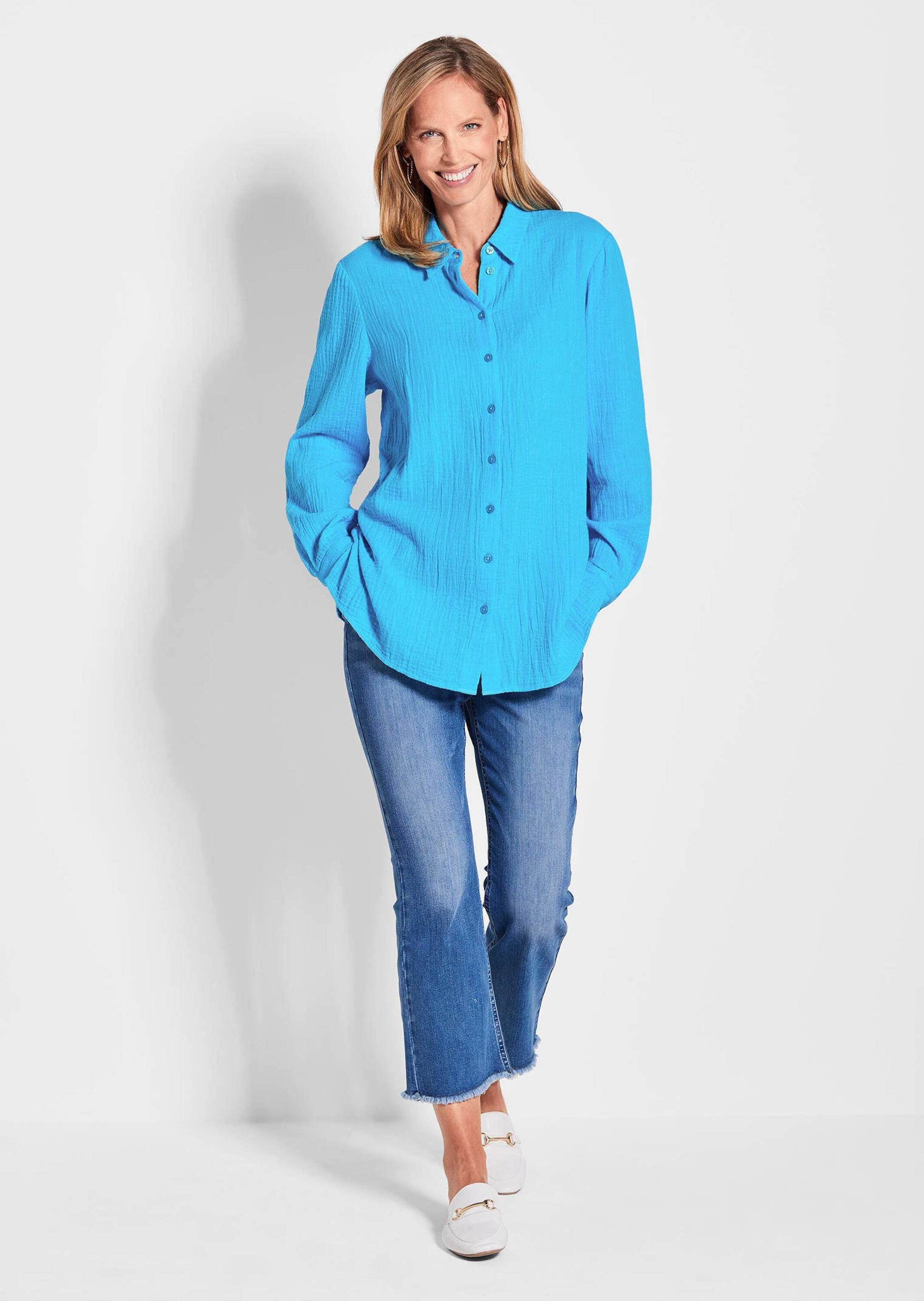 GOLDNER Hemdbluse Blusenhemd günstig online kaufen