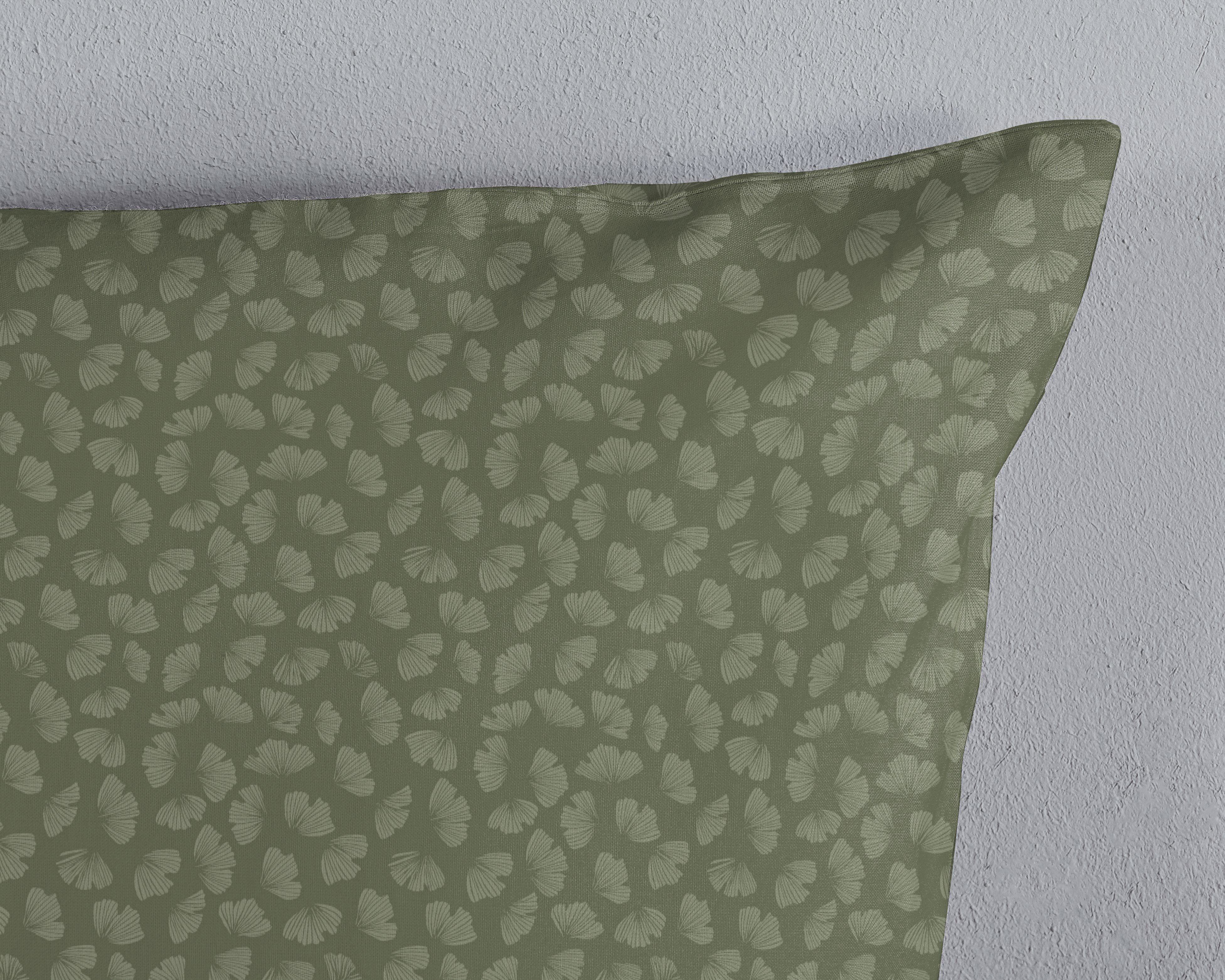 hip Kissenbezüge Janay, (1 Stück), Baumwolle, Mako-Satin, 40x80, 1 Stück, Reißverschluss, grün