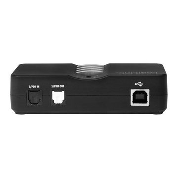LogiLink USB Sound Box 7.1 8-Kanal USB-Soundkarte, Externer Soundprozessor, Computer Soundkarte mit Kopfhörer Anschluss