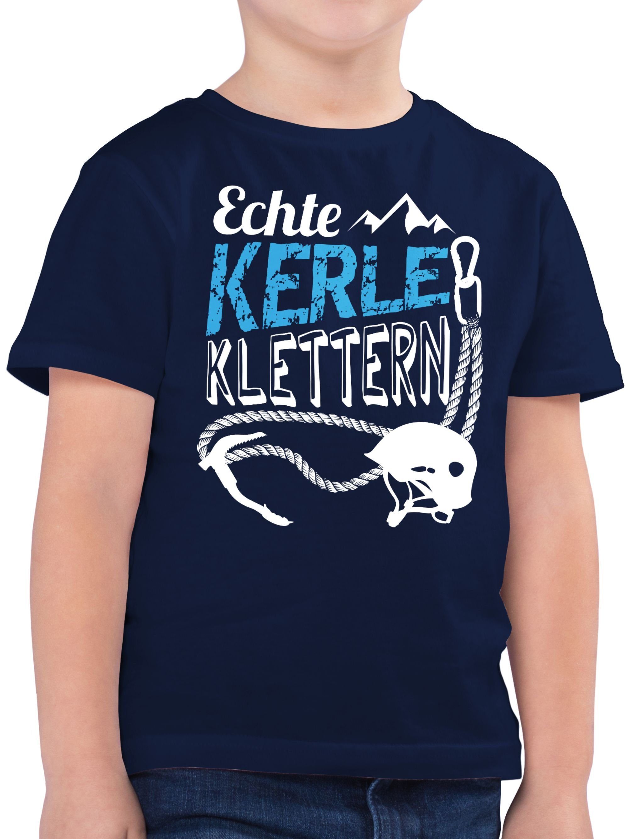 T-Shirt Echte Kerle klettern