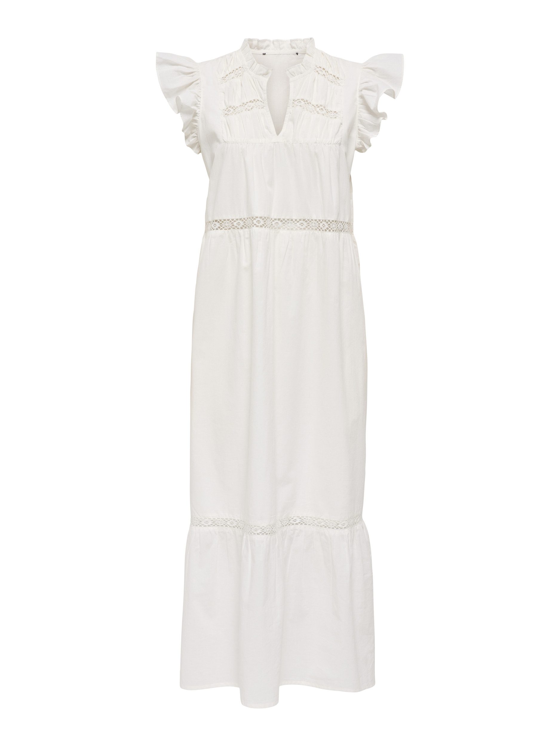 Maxikleid ONLSUNNY CAPSL FRILL DRESS WVN NOOS