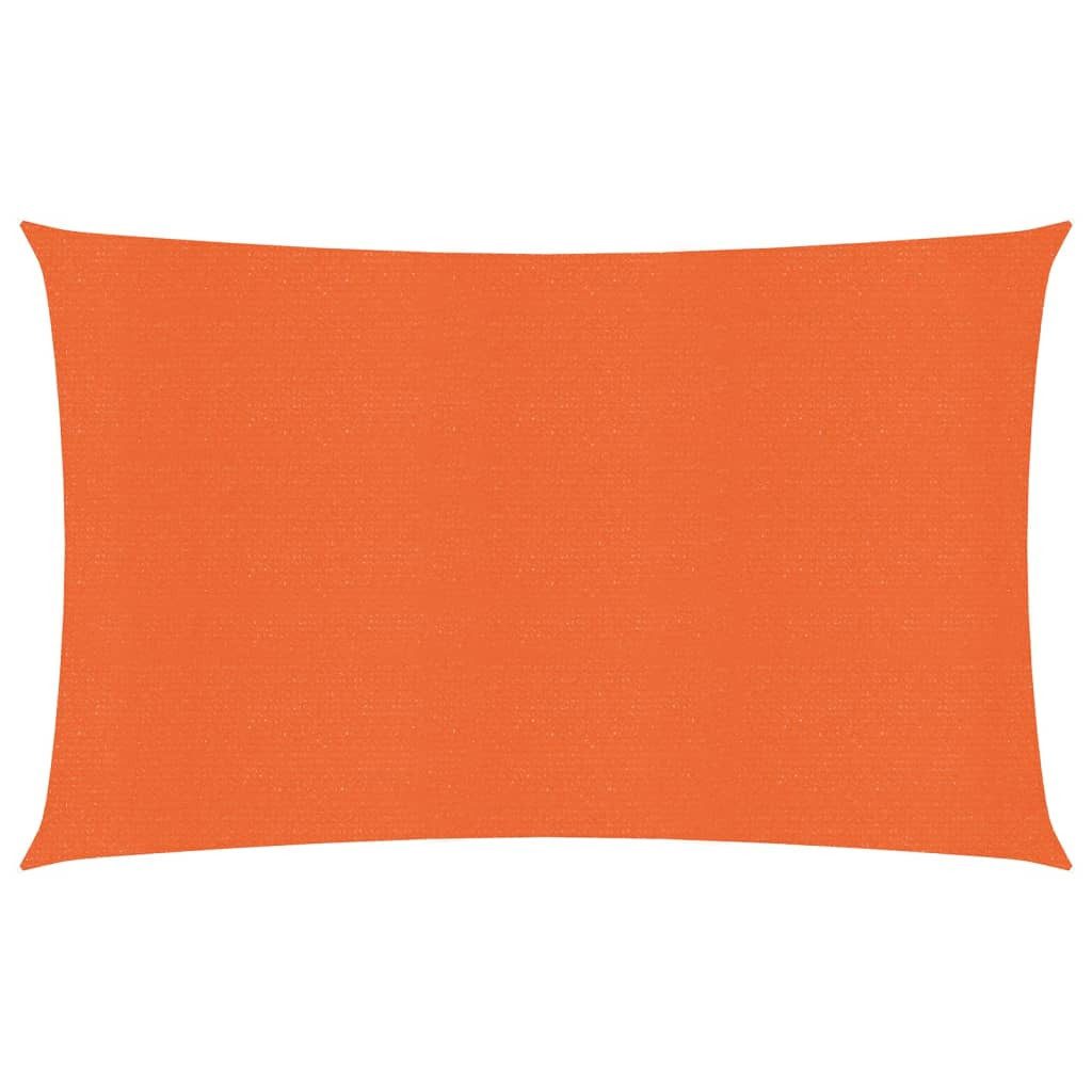 vidaXL Sonnensegel 35 x 5 m Sonnensegel 160 g m² Orange 3,5x5 m HDPE Beschattung Rechtec