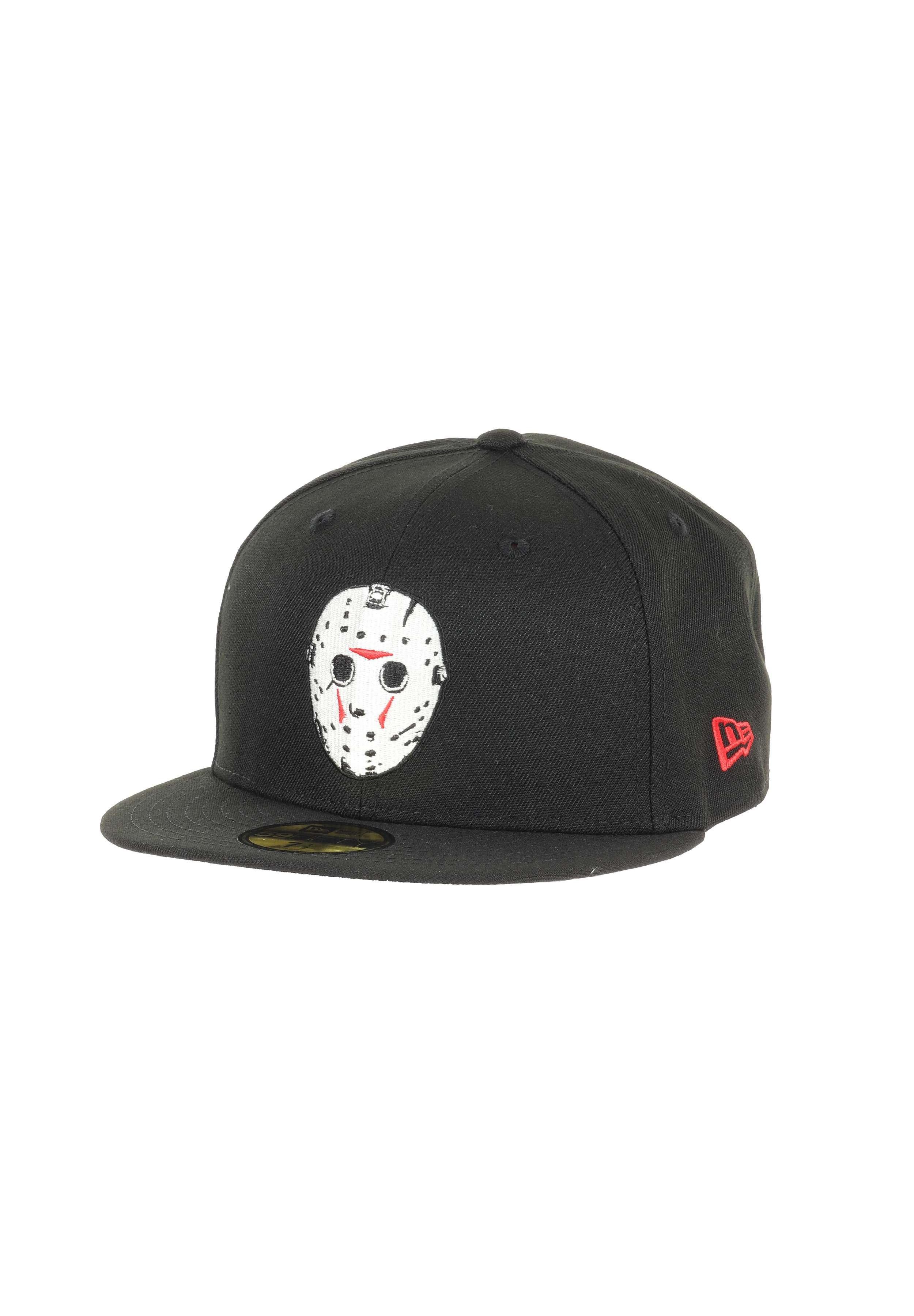 New Era Flat Cap Freitag der 13. Jason Maske Schwarz 59Fifty Basecap New Era (1-St)