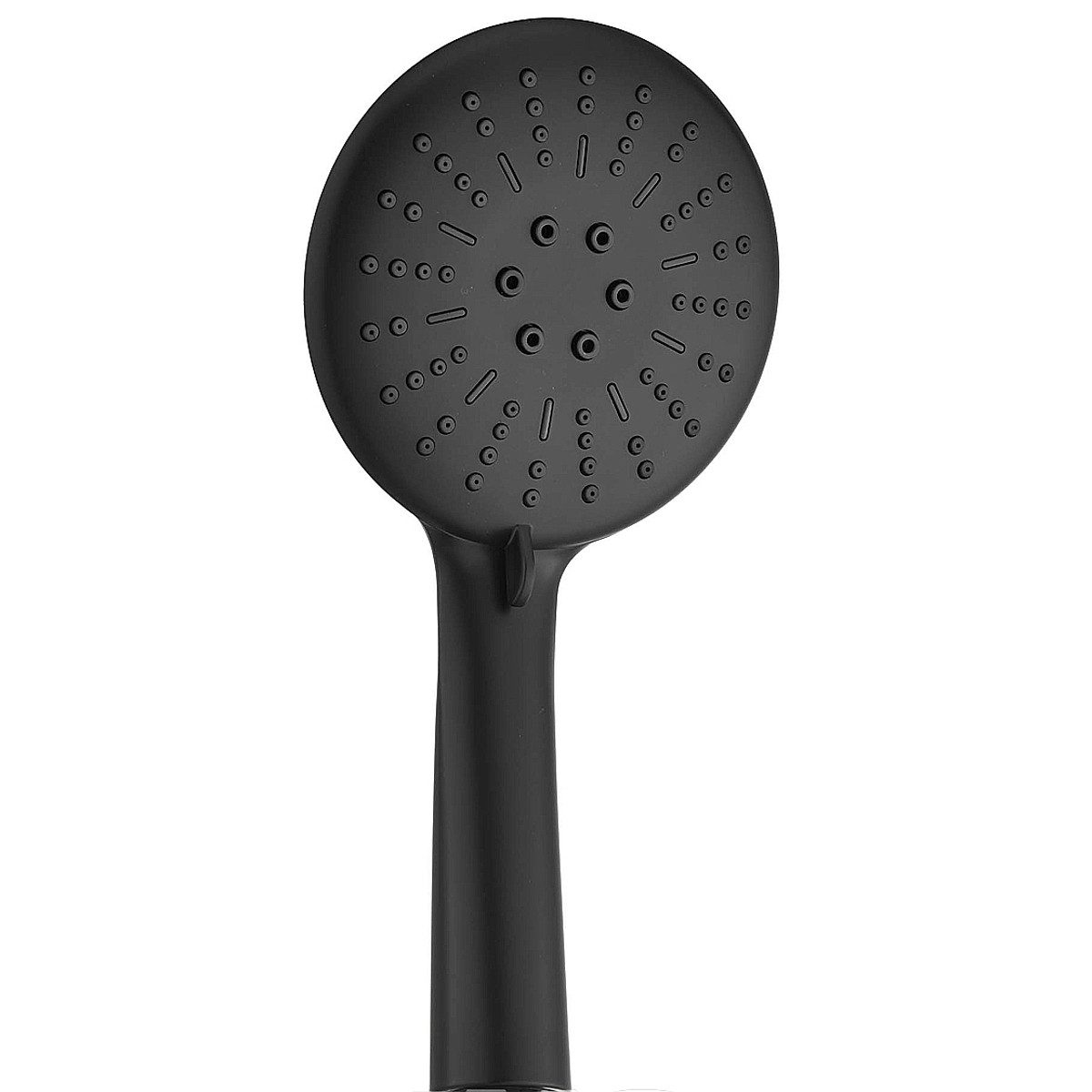 Handbrause Duschkopf schwarz modern 3 Funktionen Funktionsbrause Duschbrause