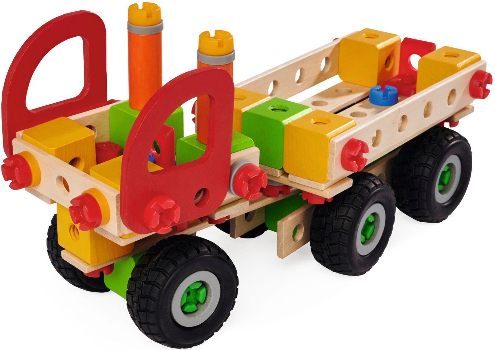 Eichhorn Constructor, LKWs Konstruktionsspielsteine, (135 St), Made in Germany