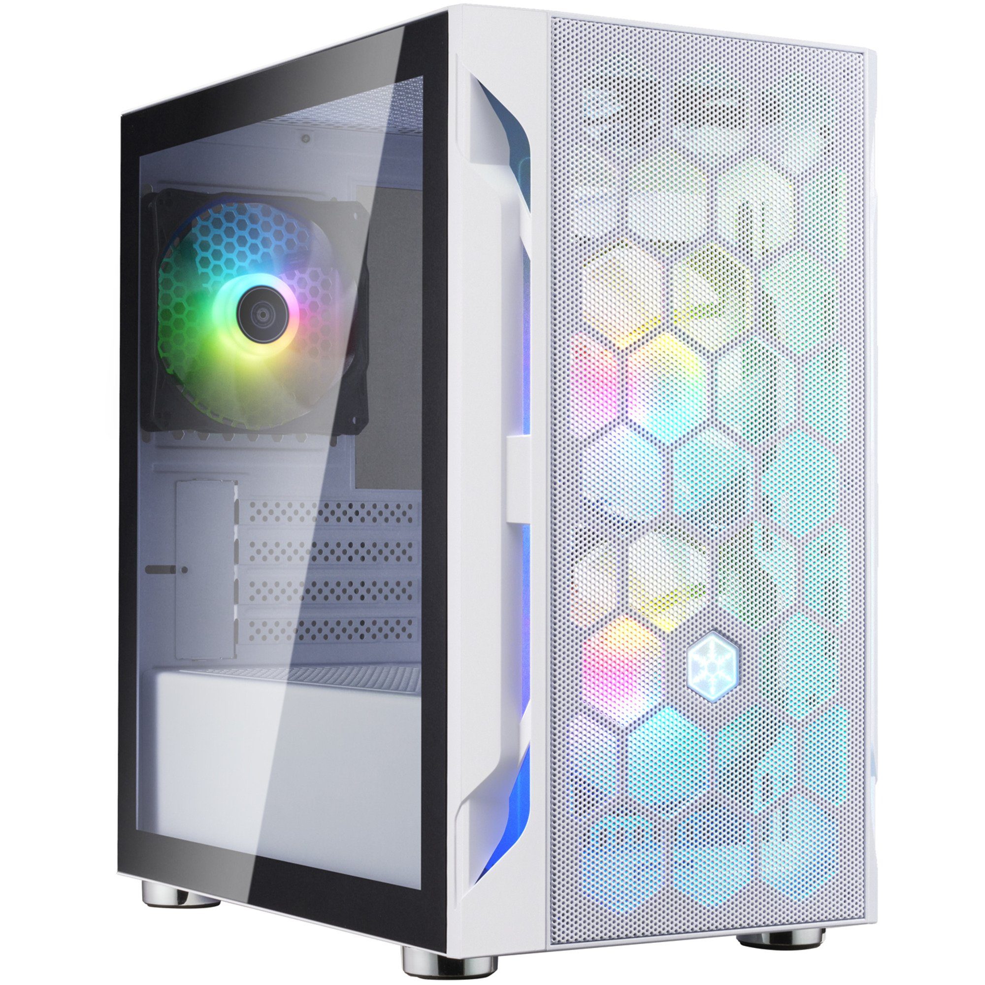 PC-Gehäuse SilverStone FARA H1M PRO, Tower-Gehäuse, (Tempered