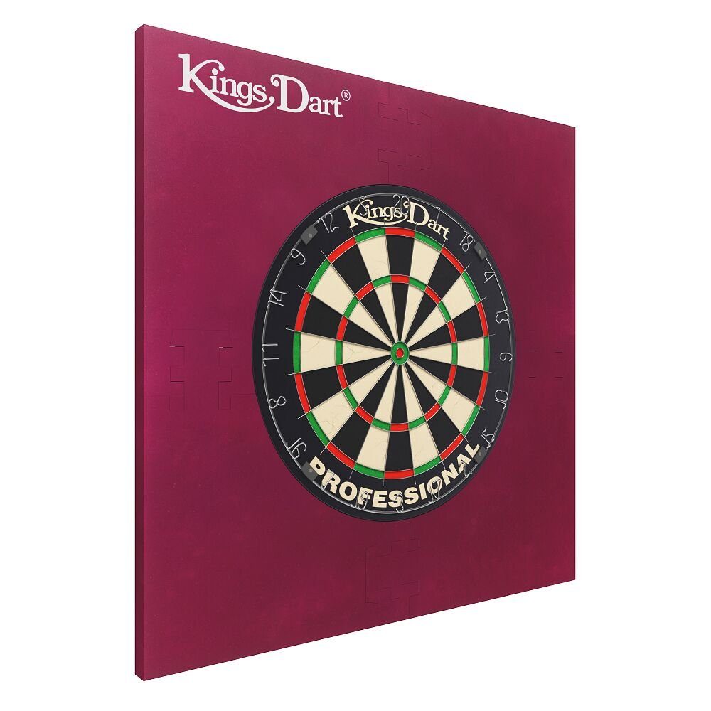 Kings Dart Dartscheibe Dart-Set, Geeignet für Steel- und Softdarts Professional (Zahlenring Metall)