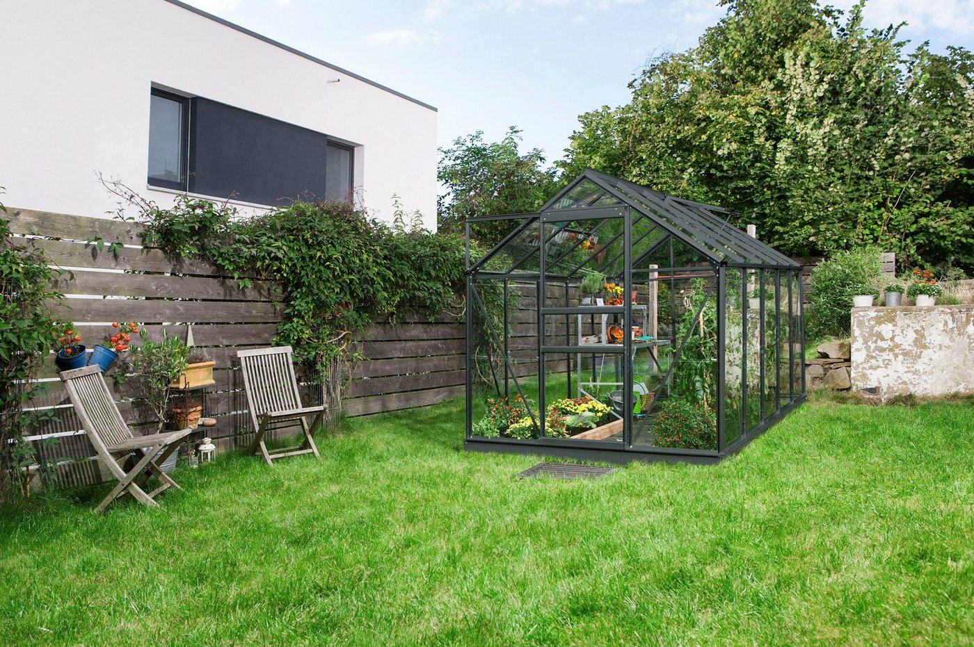 Thumbnail - Vitavia Gewächshaus Venus 6200, BxTxH: 195 x 131 x 197 cm, 3 mm Wandstärke, Alu-Profile, 3 mm Sicherheitsglas