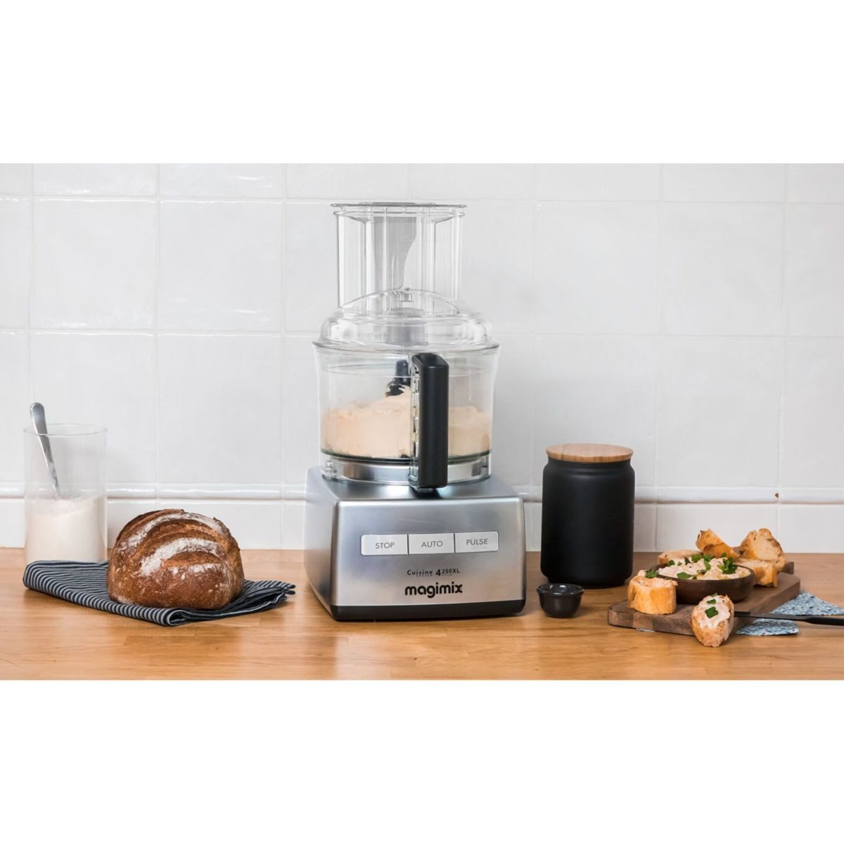 Magimix Küchenmaschine Foodpro CS4200XL Küchenmaschine matt chrome