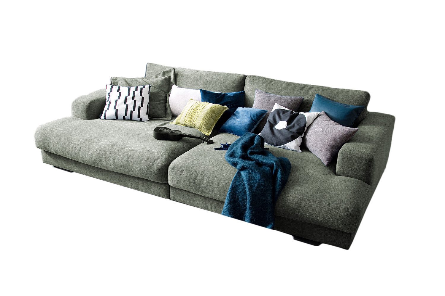 KAWOLA Big-Sofa MADELINE, Couch Stoff oder günstig online kaufen
