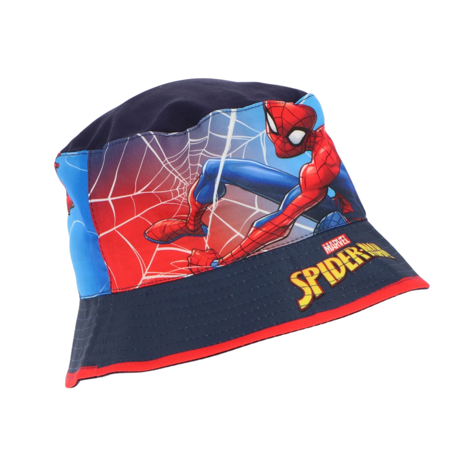 Spiderman Fischerhut Kinder Sonnenhut Anglerhut für Sommer und Freizeit (Set)