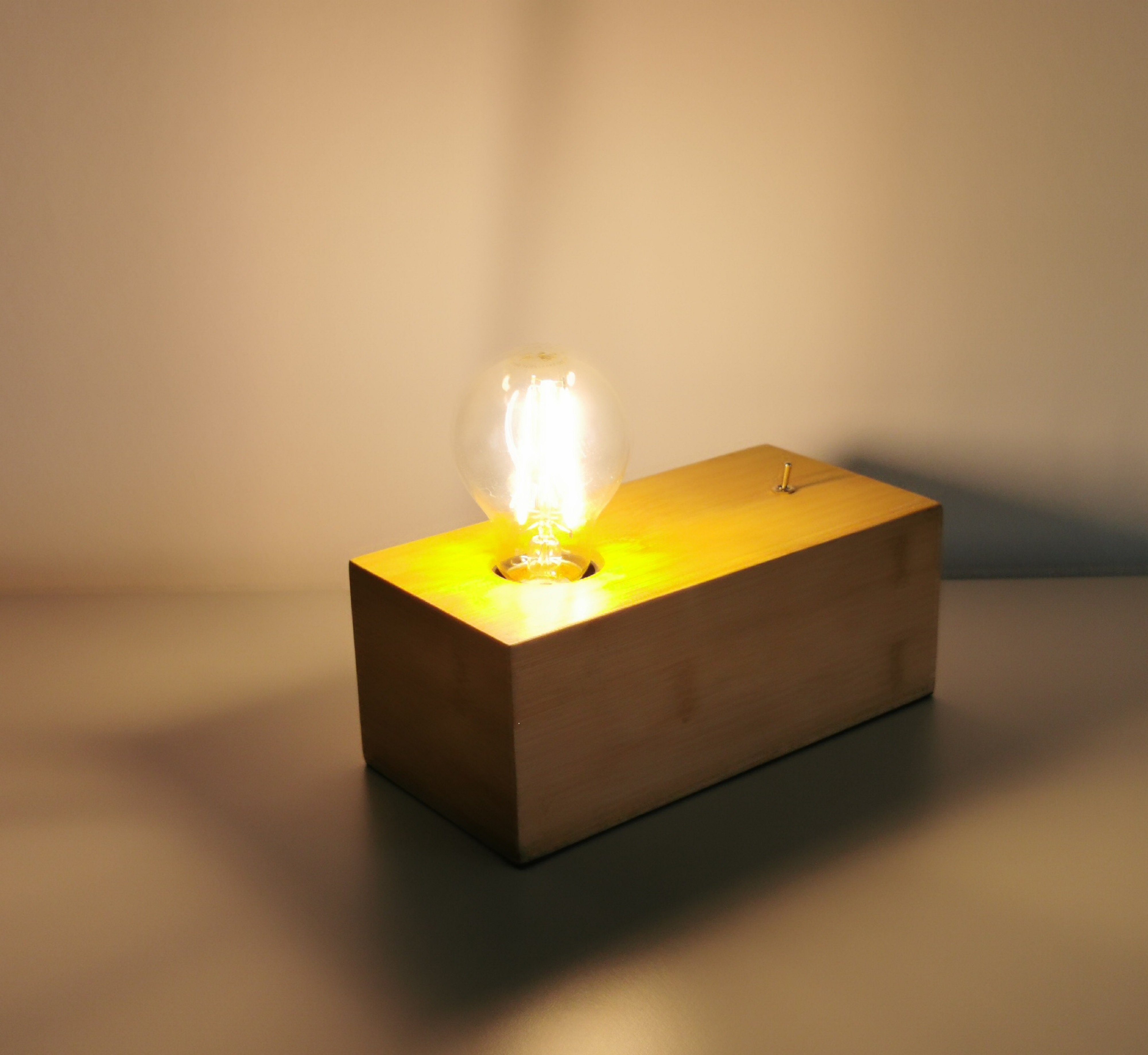 TRANGO LED Tischleuchte, 2020N-8W Tischleuchte *WOODY* günstig online kaufen