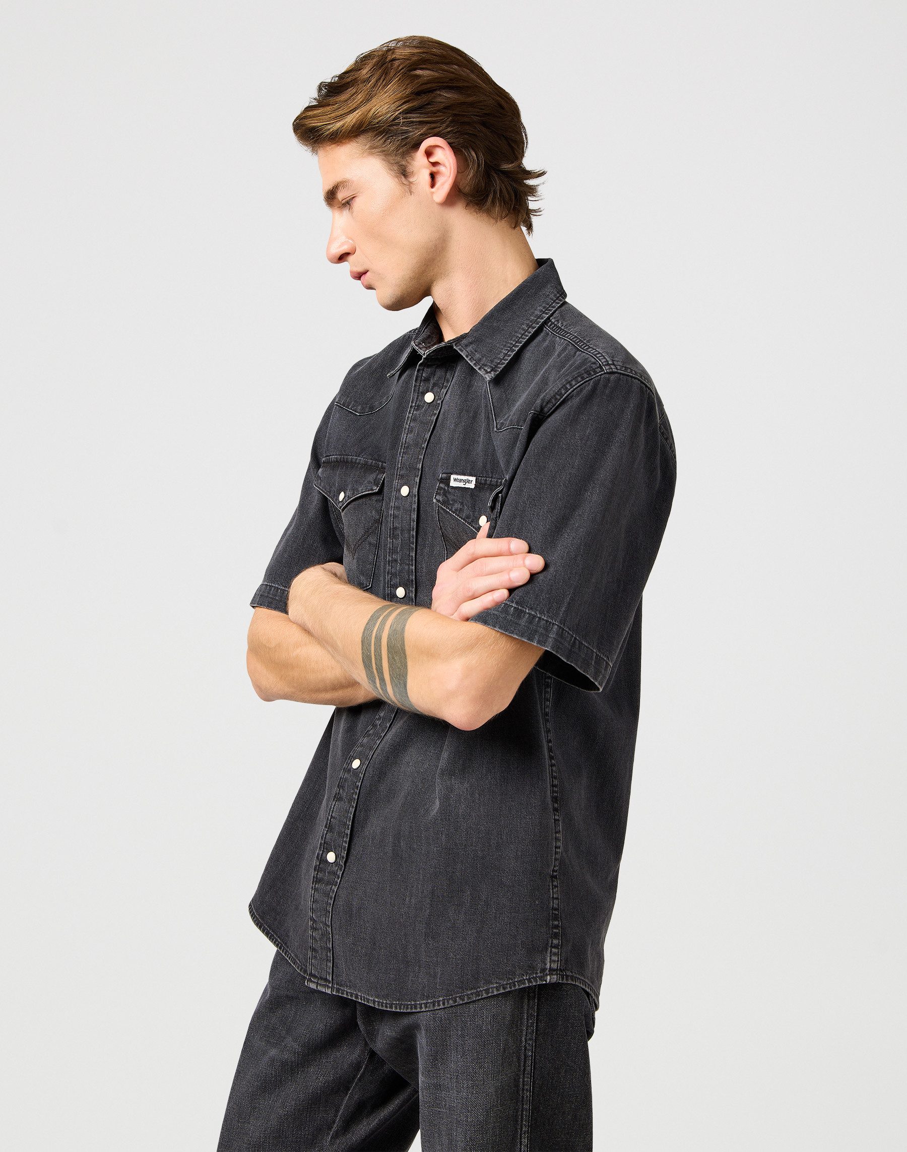 Wrangler Kurzarmhemd Western günstig online kaufen
