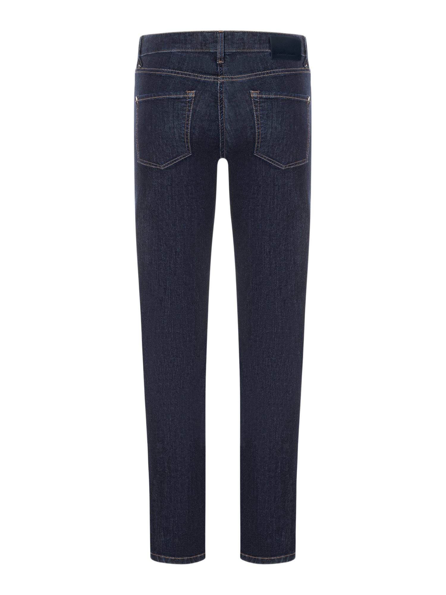 Cambio Stretch-Hose blau, Casual, Baumwolle, Unifarben, Slim Fit, Mittel