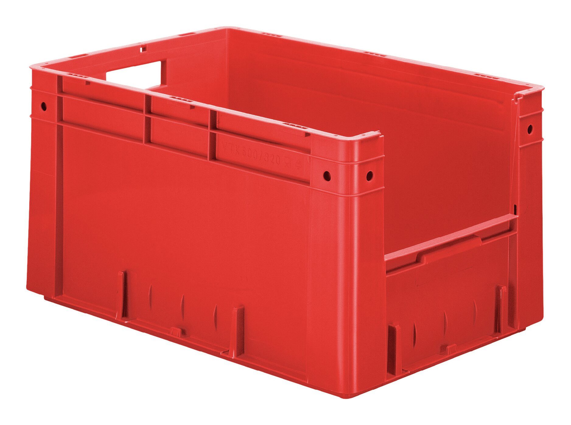 LA KA PE Kleinteilemagazin, Transportkasten VTK 600/320-4 rot