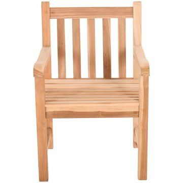 Raburg Gartenstuhl Teak-Holz-Sessel, wetterfestes Teak, Lana XL, langlebig, leicht & robust, UV-beständig & pflegeleicht
