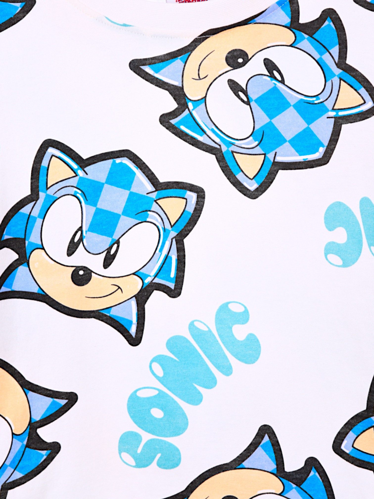 Sonic SEGA Langarmshirt Jungen Shirt aus Baumwolle Gr. 104 - 152 cm