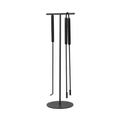 blomus Kamingarnitur, blomus ASHI Kamingarnitur 3-teilig Stahl pulverbeschichtet black