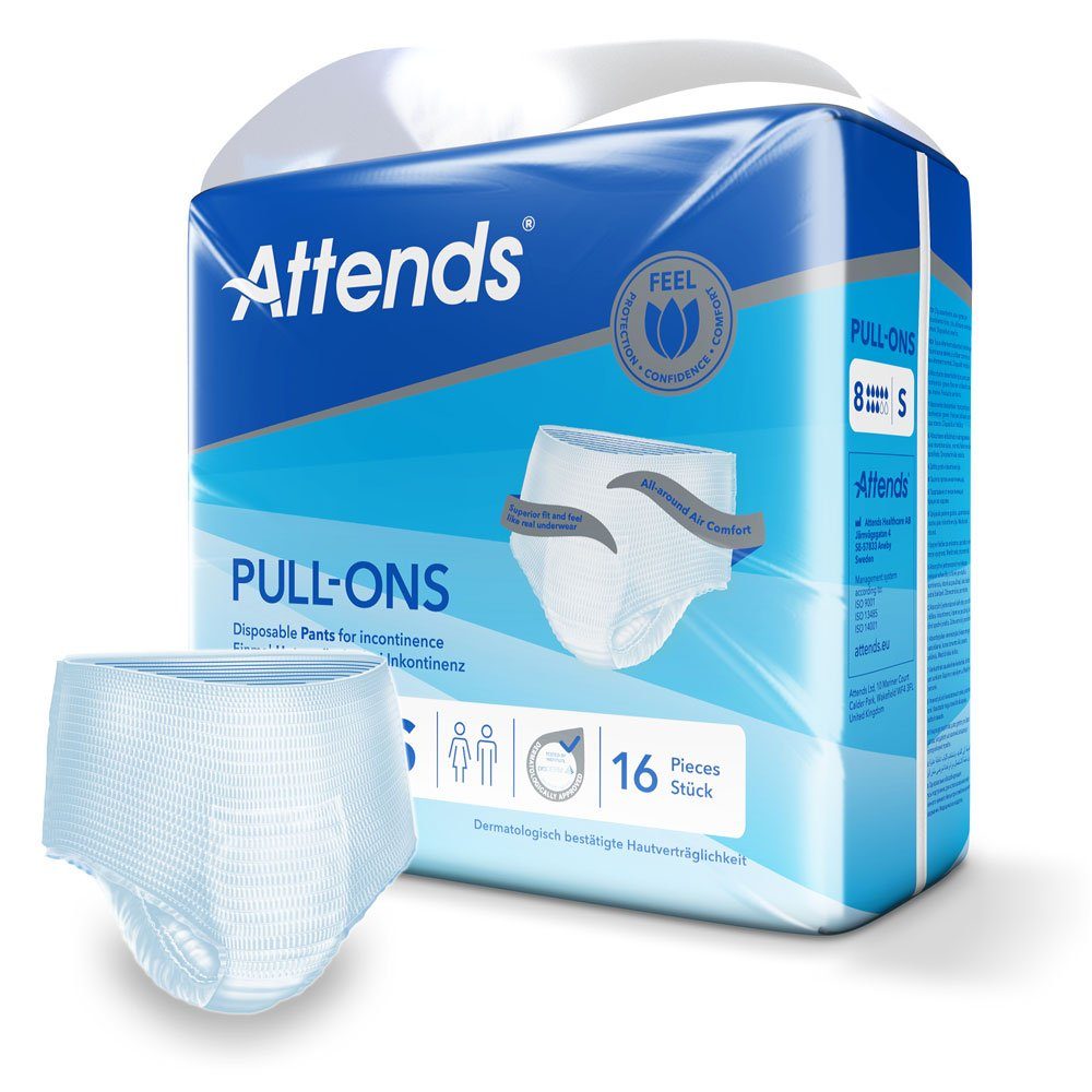 Attends GmbH Inkontinenz-Pants Attends Pull-Ons 8 Small (1x16 Stück)