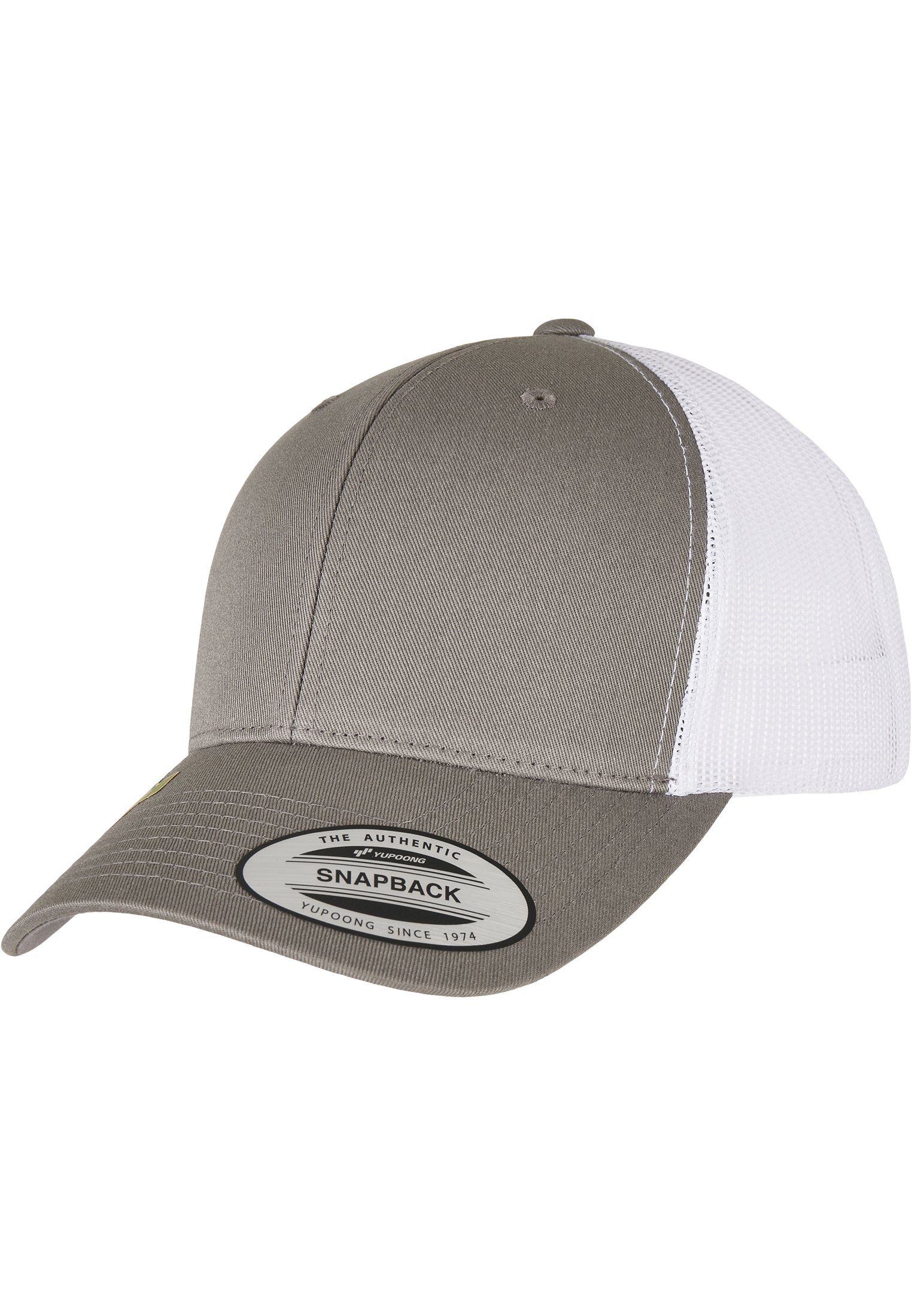 Caps grey/white TRUCKER 2-TONE YP Flexfit CLASSICS Flex Cap CAP RETRO RECYCLED
