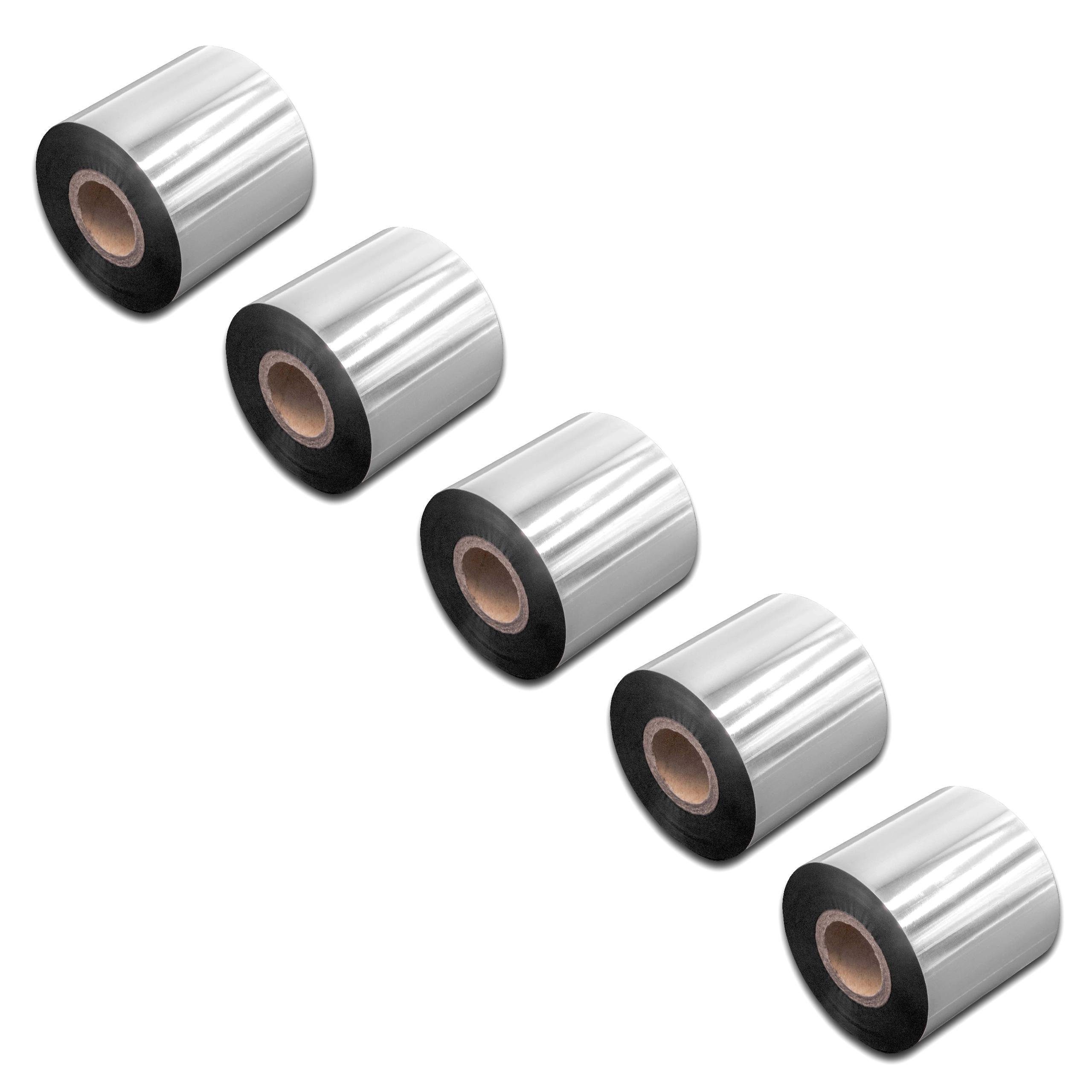 vhbw Fax Thermotransfer-Rolle passend für Zebra GT800, 170 Xi, 220 Xi ...