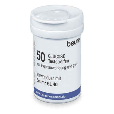 BEURER Blutzuckermessgerät Teststreifen - GL 40 (50 Stk), Packung