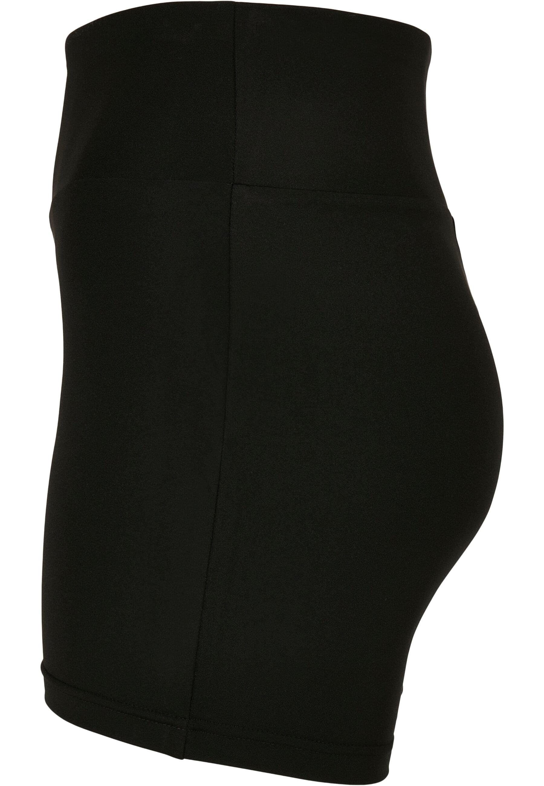 Recycled Hot (1-tlg) Ladies CLASSICS Cycle Waist URBAN High Damen Stoffhose Pants black