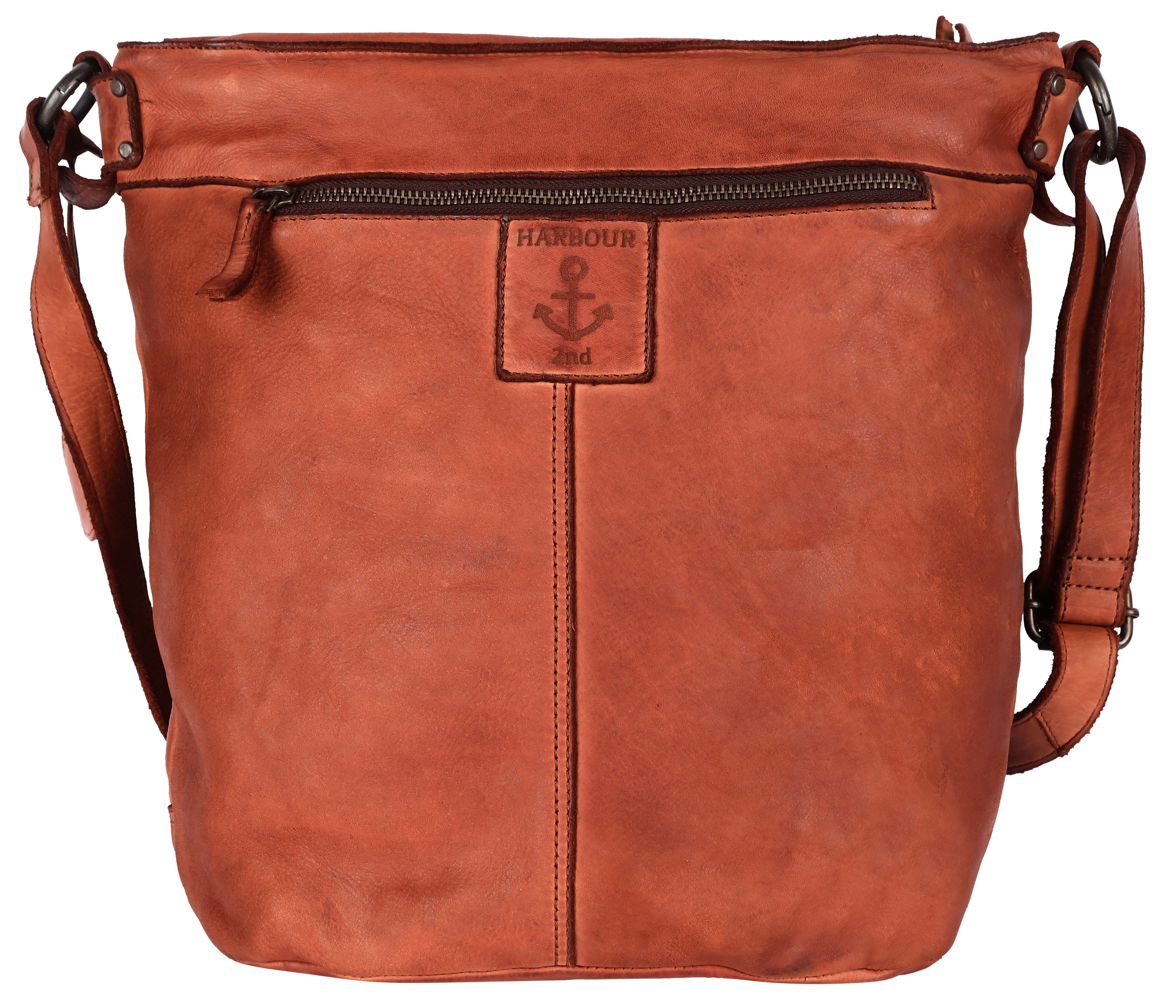 Minna2, cognac Handtasche 2nd Anhänger HARBOUR Anker