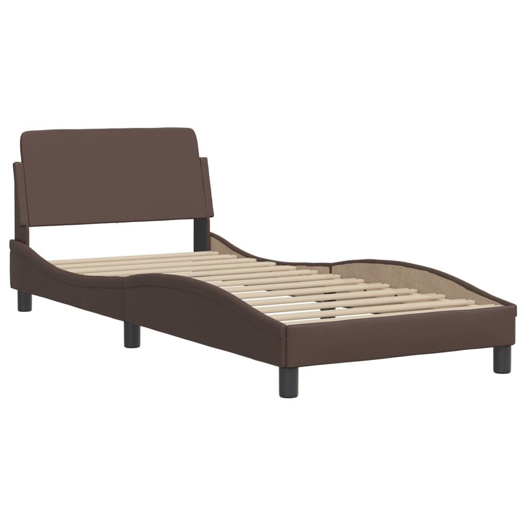 vidaXL Bett Bettgestell "Dover" Braun 80x200 günstig online kaufen