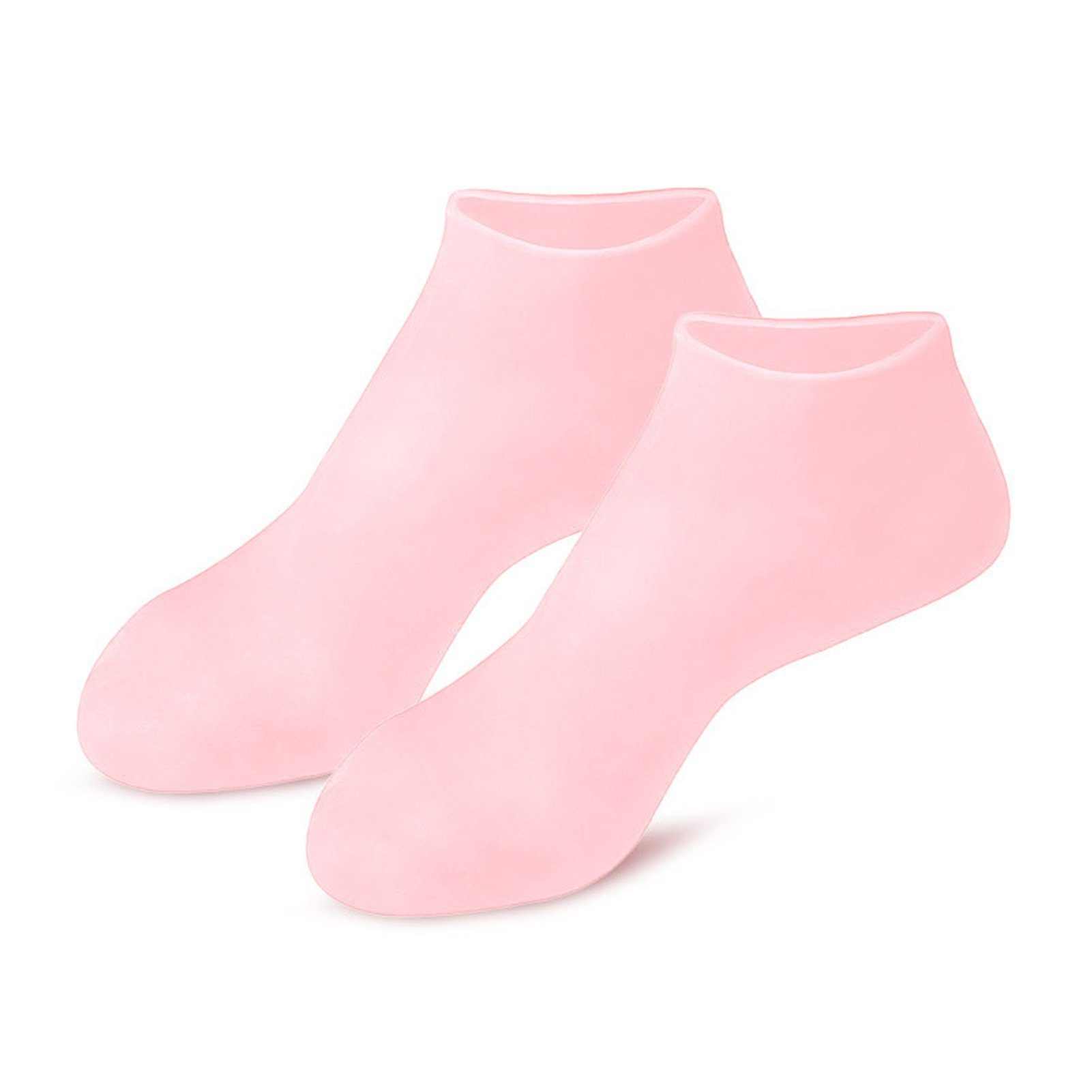 Blusmart Funktionssocken Frauen Fuß Spa Pediküre Silikon Socken Hautfreundliche Bequeme pink