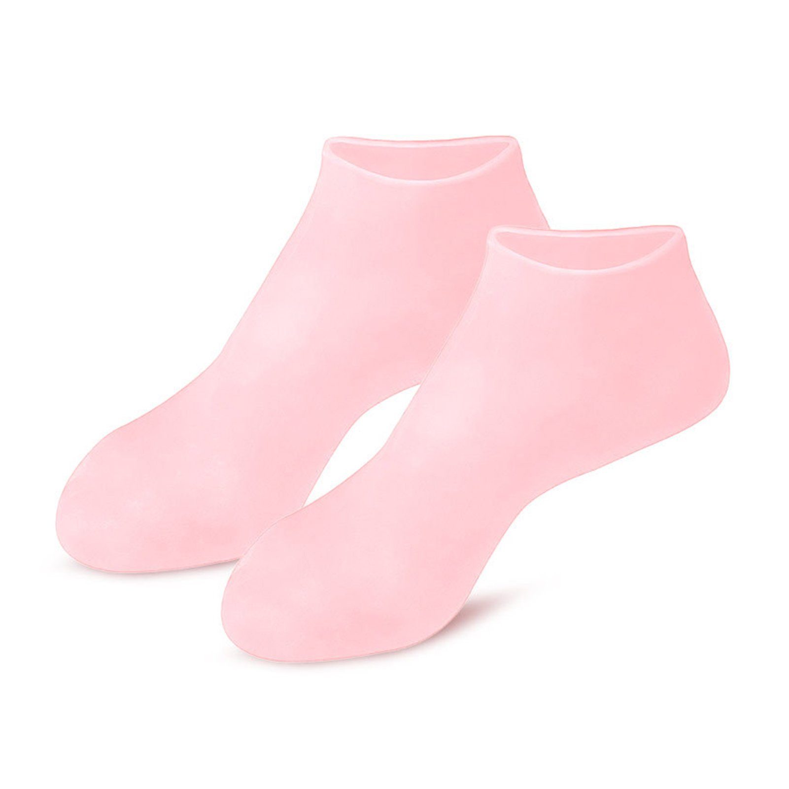 Blusmart Funktionssocken Frauen Silikon Spa Socken Fuß Hautfreundliche Bequeme Pediküre pink