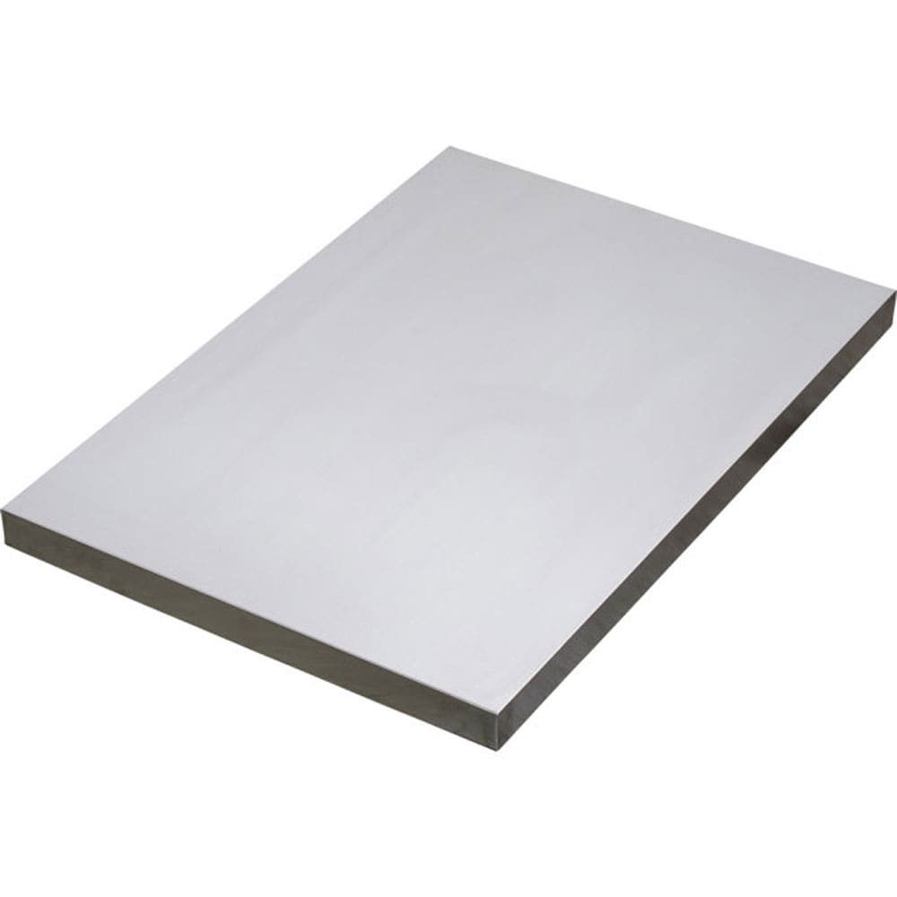 Werkstatt-Set VAR Edelstahl-Arbeitsplatte MO-52018 680x463x38mm f. 1 Schrank edelsta