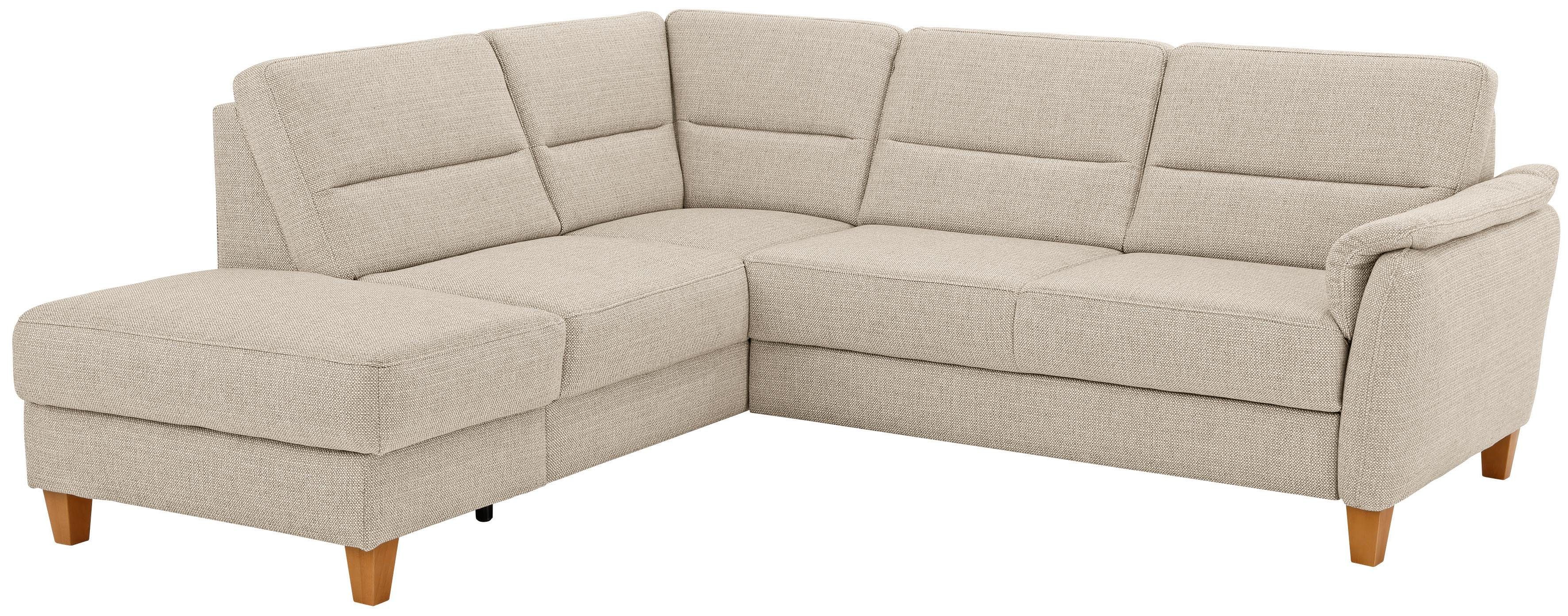 Home affaire Ecksofa Palmera L-Form, Federkern, günstig online kaufen