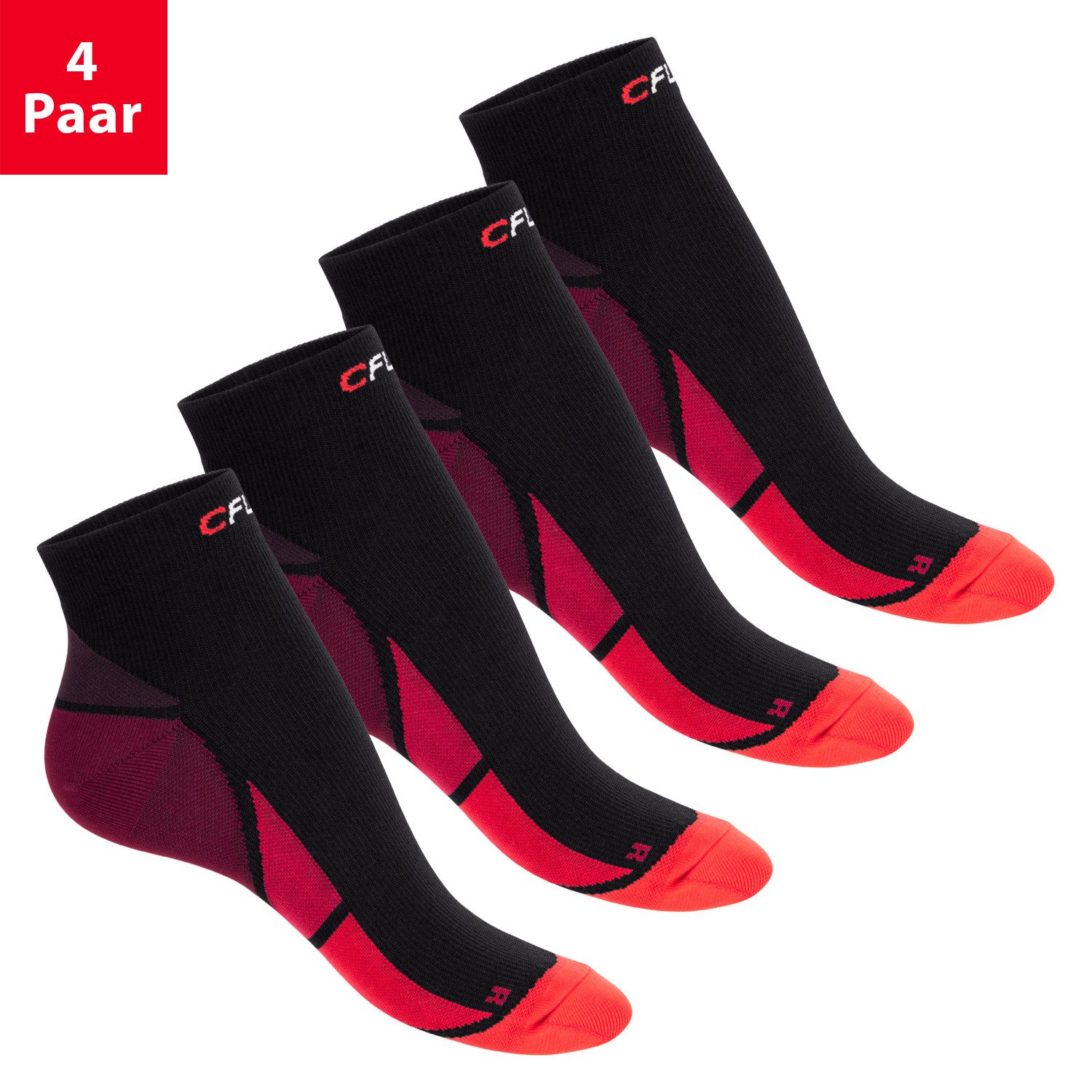 Kompressionsstrümpfe Sportsocken für Herren & Damen mit Kompression 2er & 4er