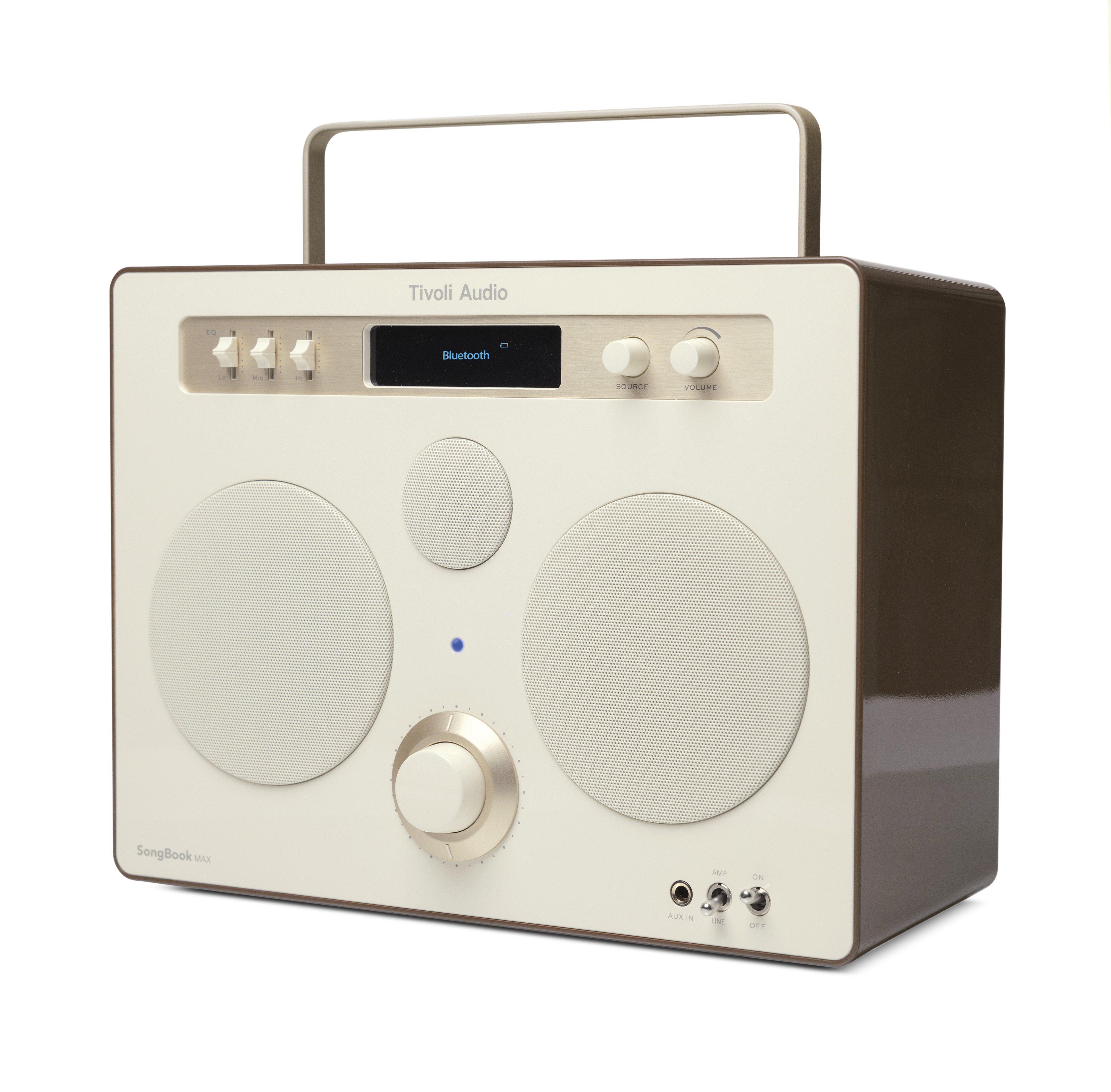 Tivoli Audio SongBook MAX Bluetooth-Lautsprecher (Bluetooth, analoger Equalizer, DAB+, tragbarer Lautsprecher, 10h Akku-Laufzeit)