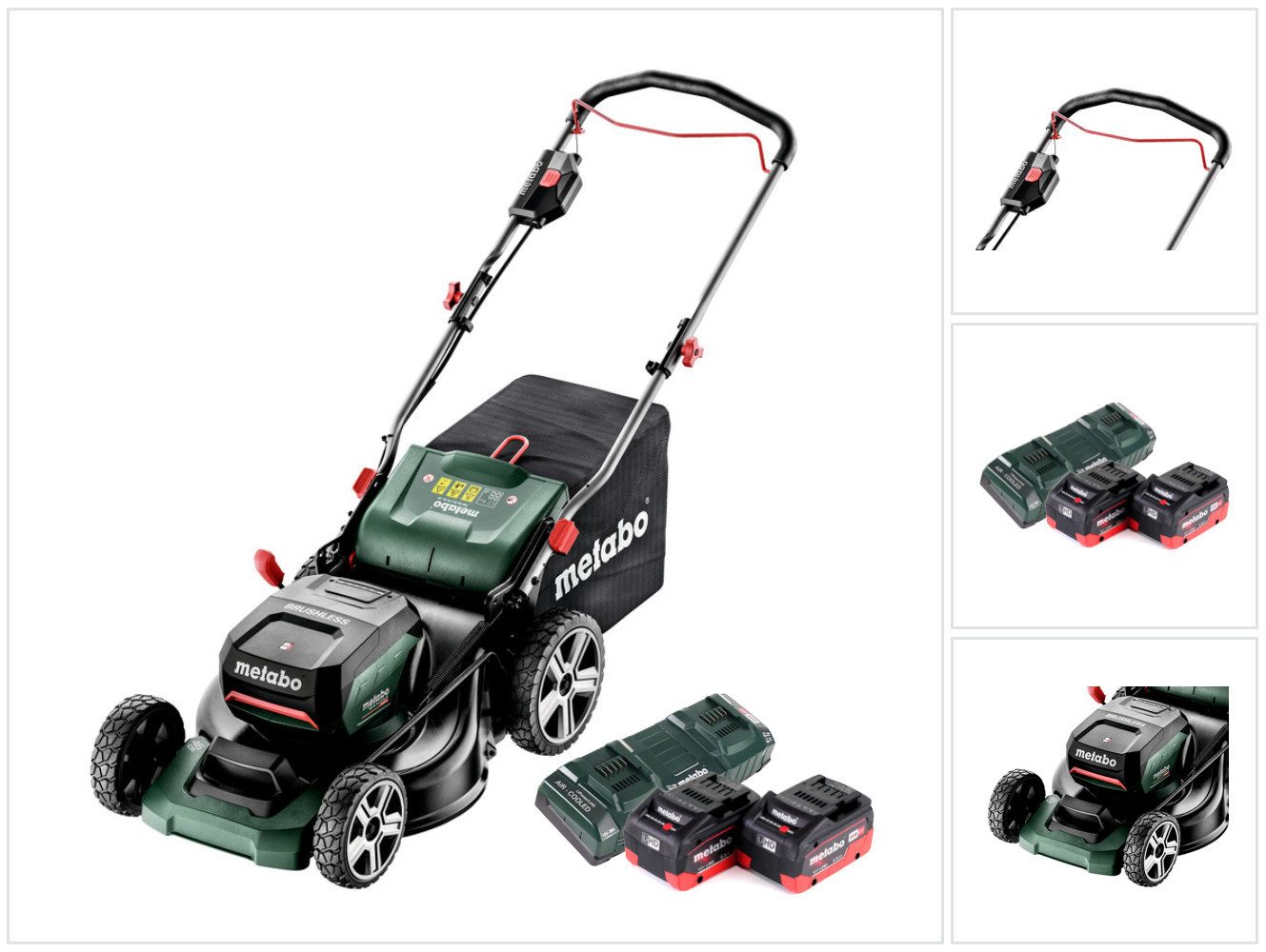 metabo Akkurasenmäher RM 36-18 LTX BL 46 Akku Rasenmäher 36 V (2x 18 V) 46 cm Brushless +