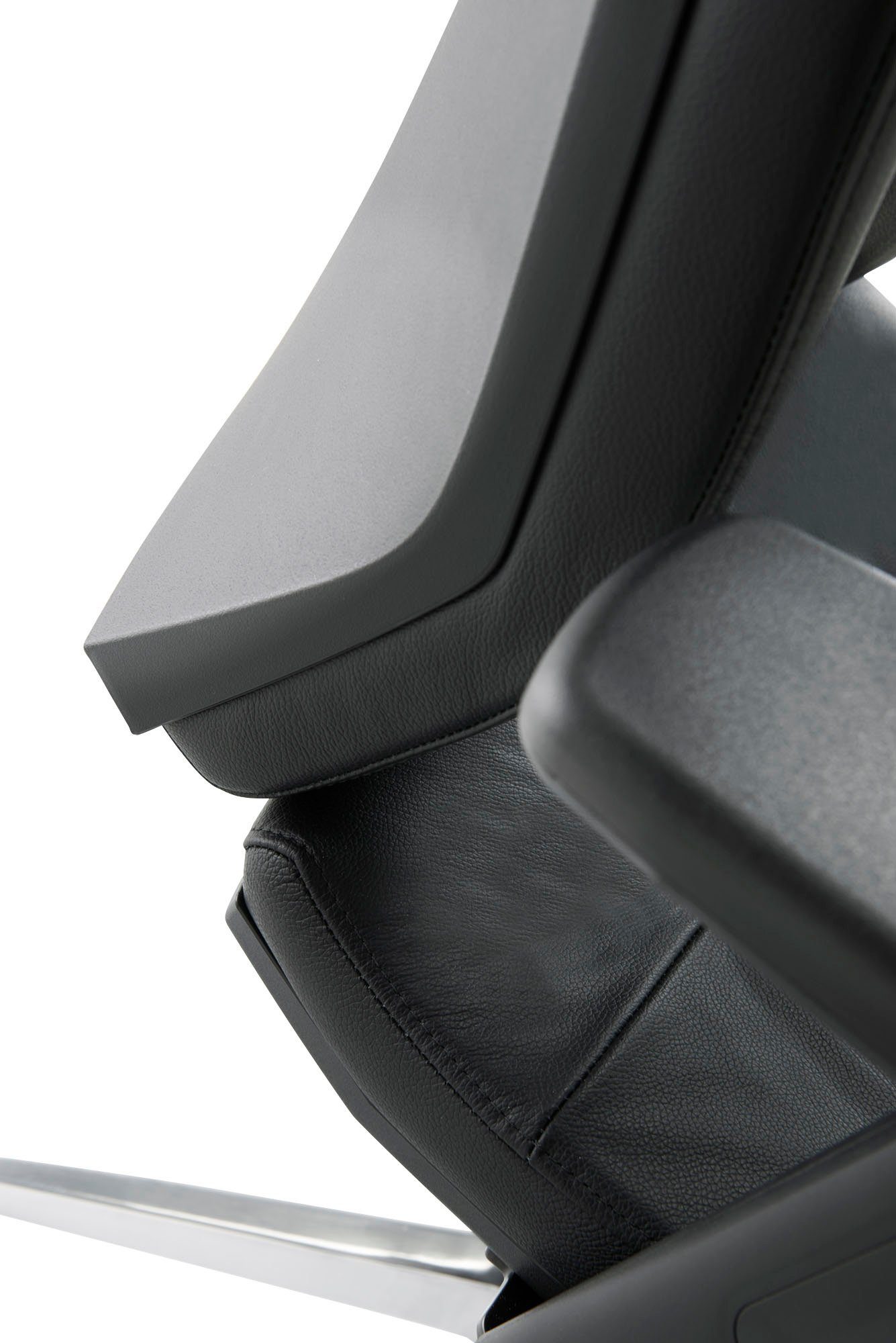 Mayer Sitzmöbel Chefsessel Drehstuhl verstellbar, 7-fach verstellbare Kopfstütze myCONTRACT Rückenhöhe LINE