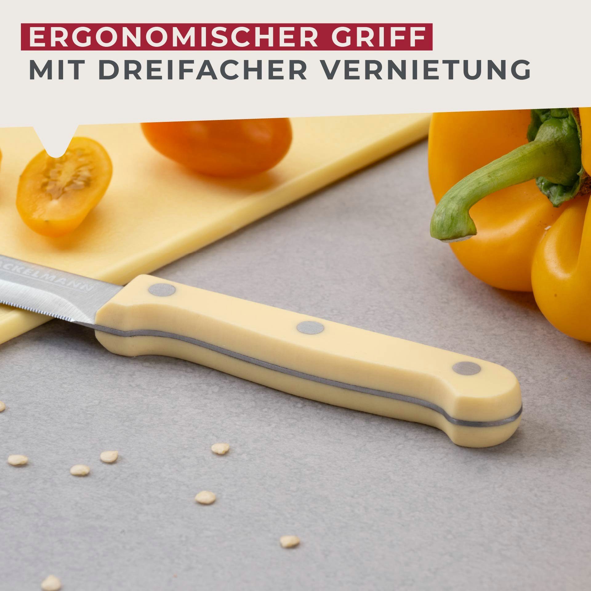 FACKELMANN Gemüsemesser Gemüsemesser, Küchenmesser, Obstmesser, Allzweckmesser, Schneidemesser