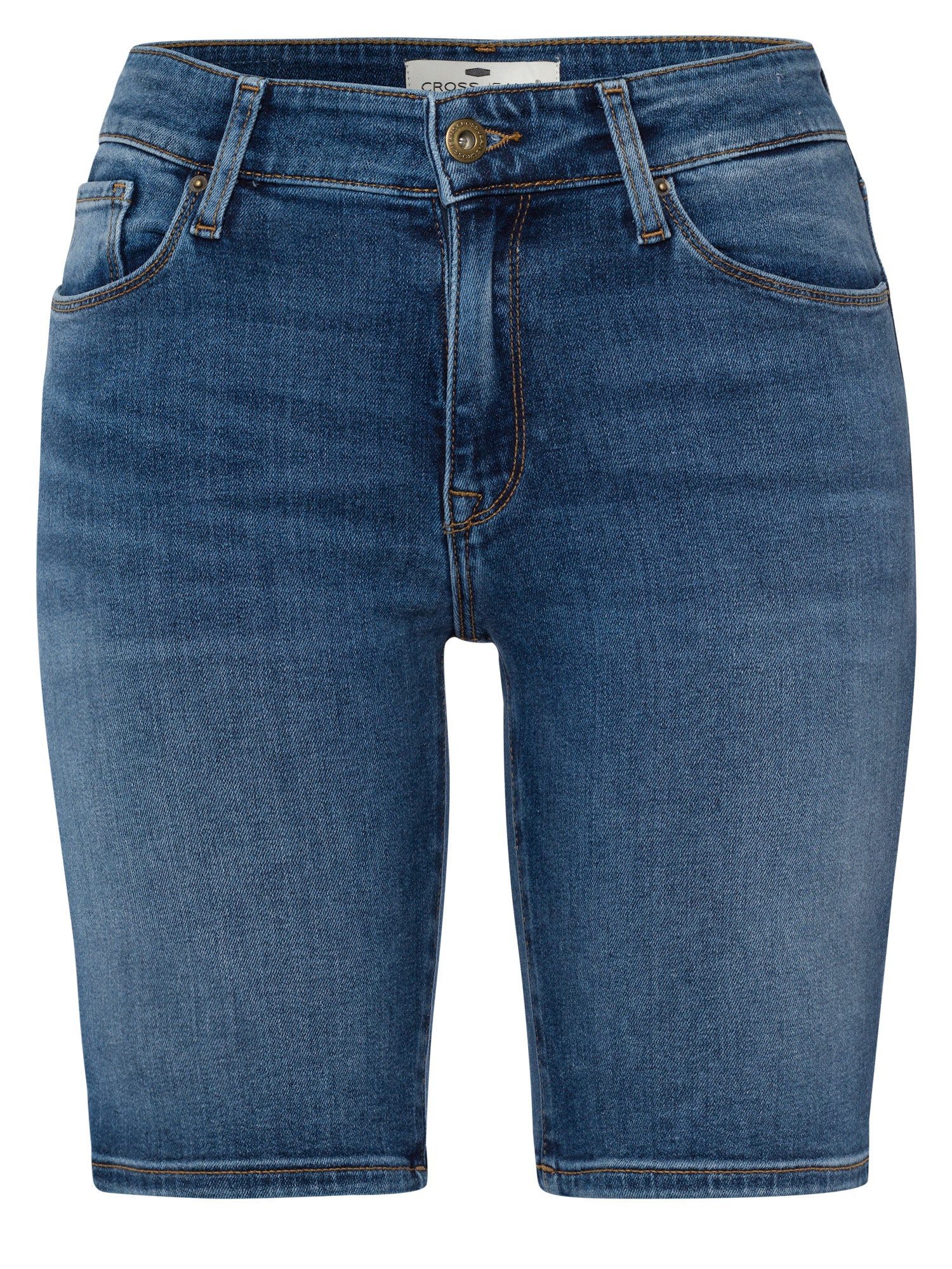 CROSS JEANS® Stretch-Jeans CROSS JEANS ANYA SHORT dark mid blue P528-006