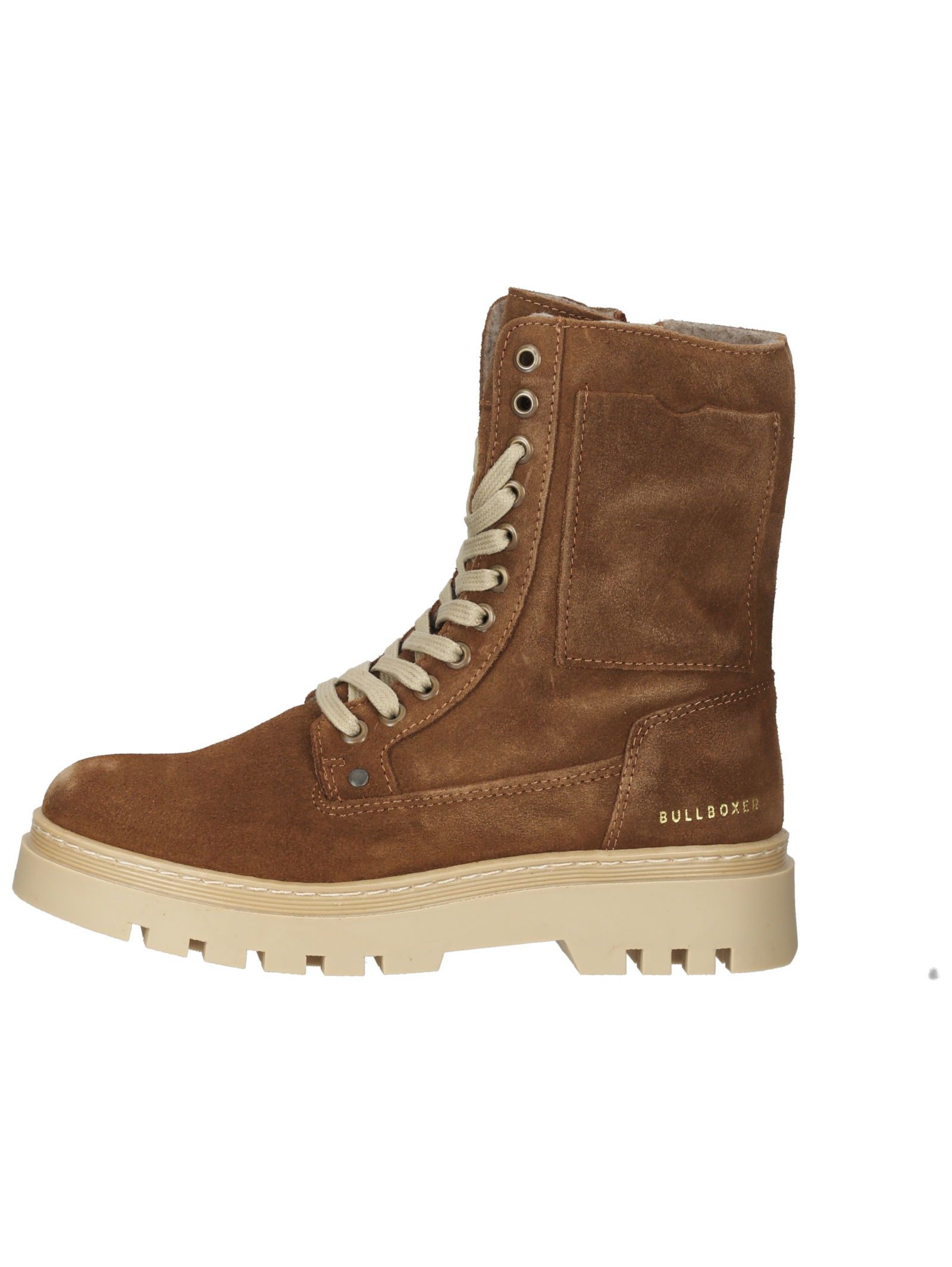 Bullboxer Stiefel Leder . Schnürstiefel