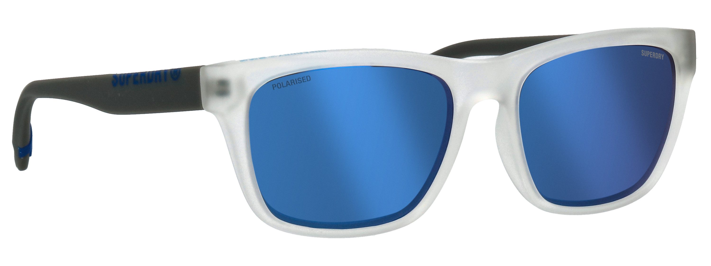 Superdry Sonnenbrille Modell 996074 Form Karree/Eckig, Logoschriftzug auf Bügel, Kunststofffassung