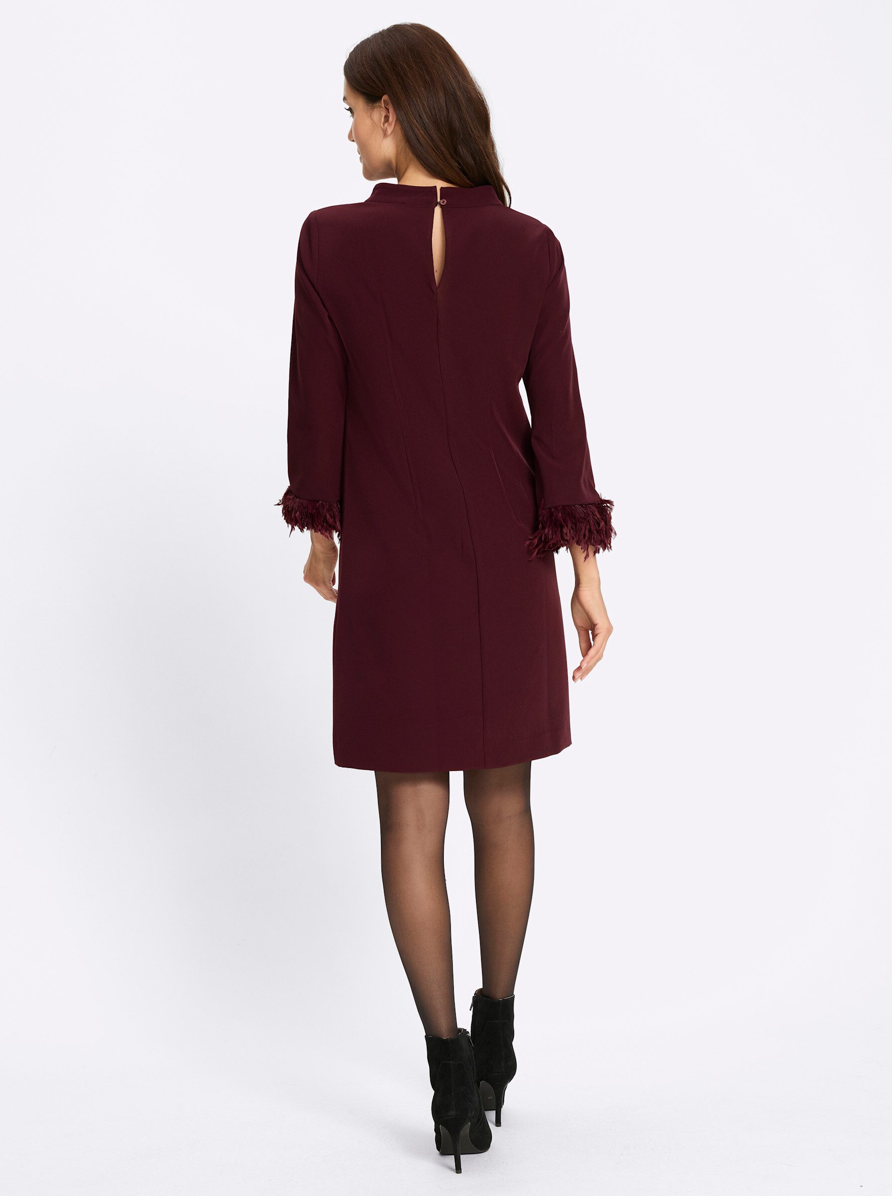 heine Etuikleid Webkleid Langarm