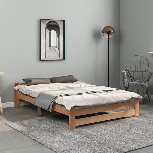 HAUSS SPLOE Bett Doppelbett Holzbett Bettrahmen - Einrichtungsbeispiel