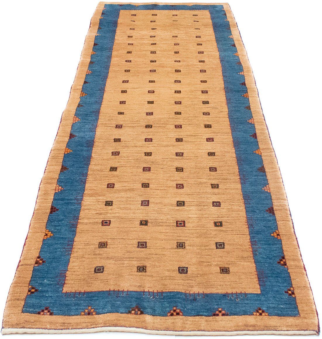 Wollteppich Loribaft Teppich morgenland, handgeknüpft 18 mm, rechteckig, handgeknüpft Höhe: braun